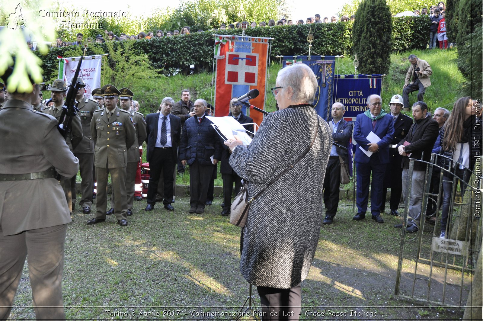 Torino 3 Aprile 2017 - Commemorazione Pian del Lot - Croce Rossa Italiana- Comitato Regionale del Piemonte