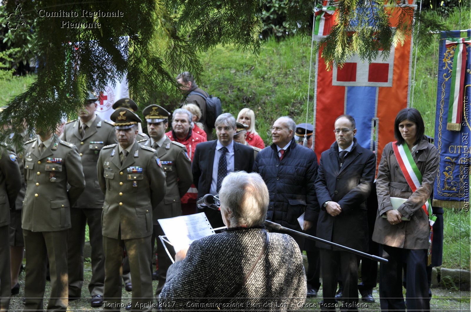 Torino 3 Aprile 2017 - Commemorazione Pian del Lot - Croce Rossa Italiana- Comitato Regionale del Piemonte