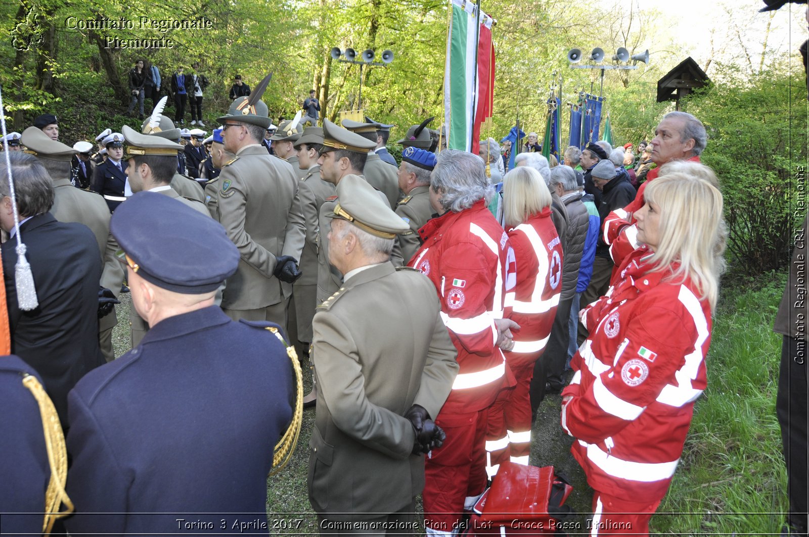 Torino 3 Aprile 2017 - Commemorazione Pian del Lot - Croce Rossa Italiana- Comitato Regionale del Piemonte