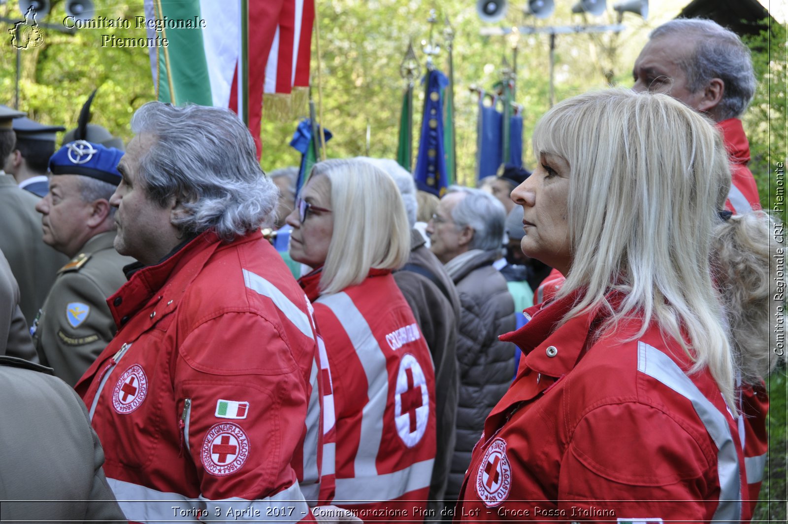 Torino 3 Aprile 2017 - Commemorazione Pian del Lot - Croce Rossa Italiana- Comitato Regionale del Piemonte