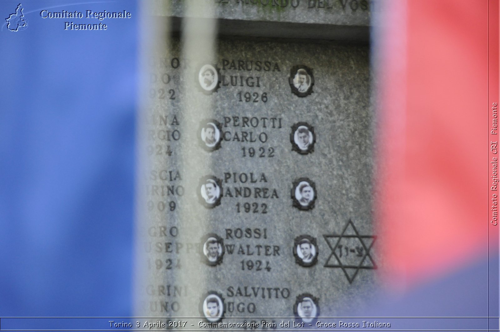 Torino 3 Aprile 2017 - Commemorazione Pian del Lot - Croce Rossa Italiana- Comitato Regionale del Piemonte