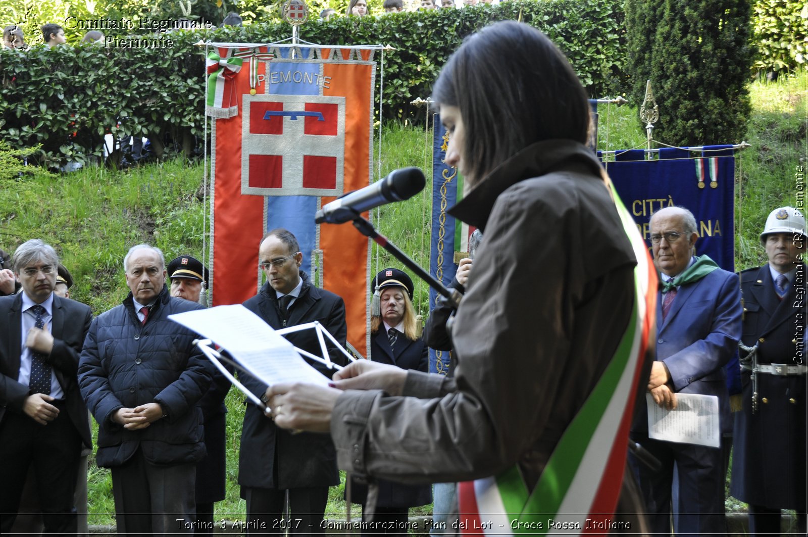 Torino 3 Aprile 2017 - Commemorazione Pian del Lot - Croce Rossa Italiana- Comitato Regionale del Piemonte