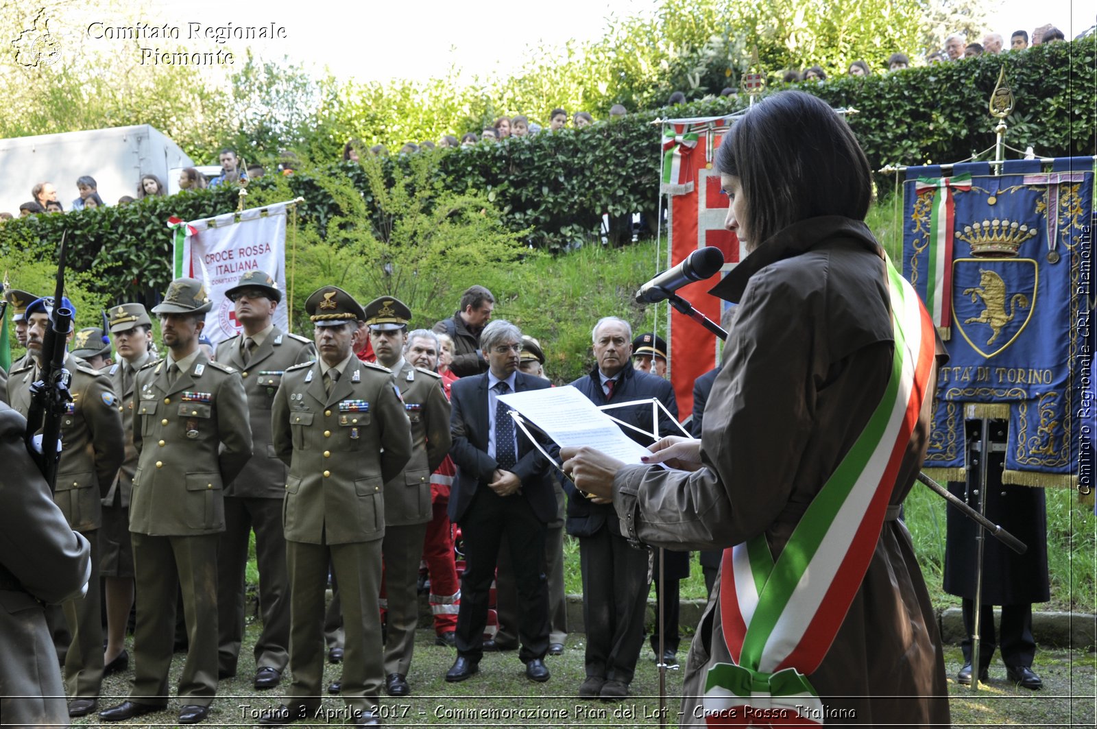 Torino 3 Aprile 2017 - Commemorazione Pian del Lot - Croce Rossa Italiana- Comitato Regionale del Piemonte