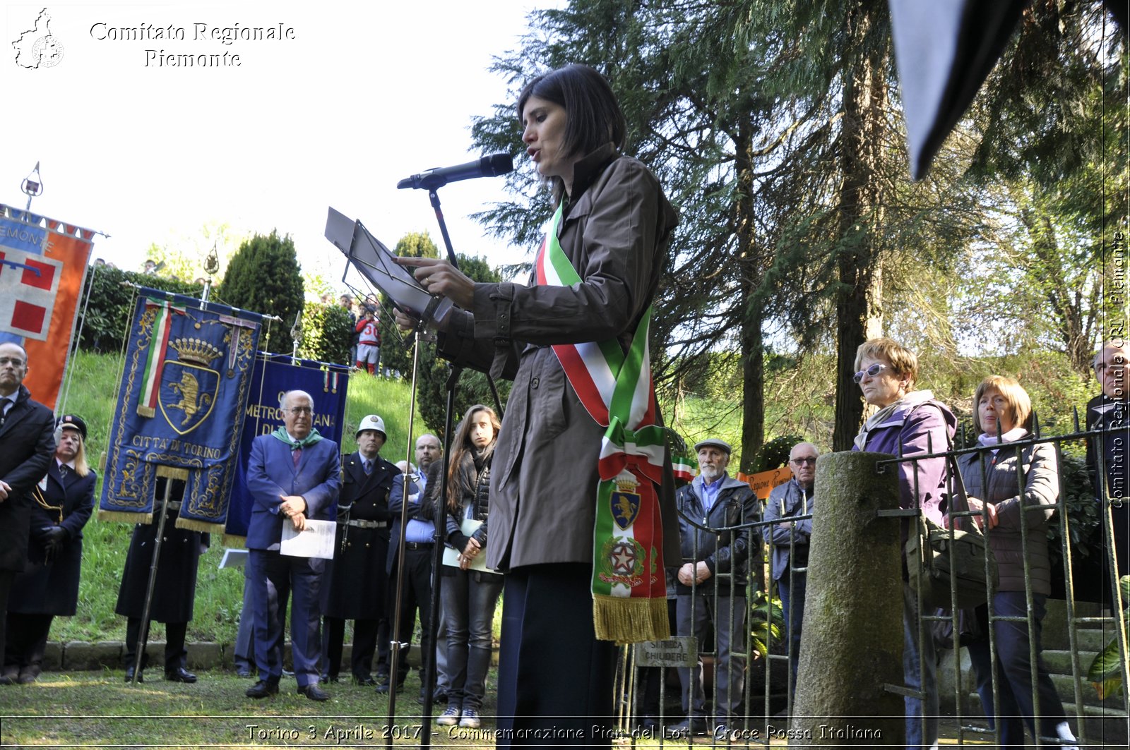 Torino 3 Aprile 2017 - Commemorazione Pian del Lot - Croce Rossa Italiana- Comitato Regionale del Piemonte