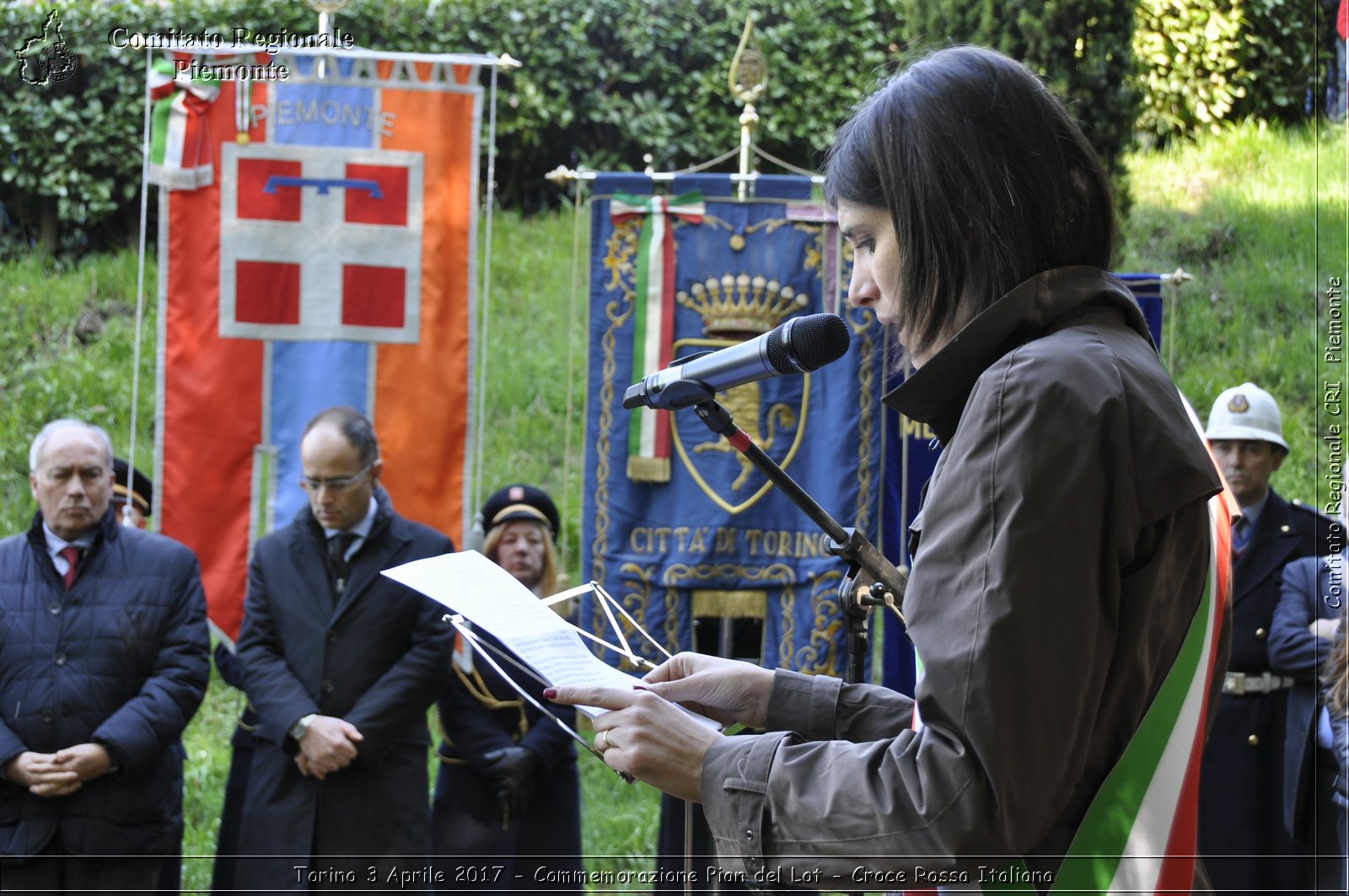 Torino 3 Aprile 2017 - Commemorazione Pian del Lot - Croce Rossa Italiana- Comitato Regionale del Piemonte