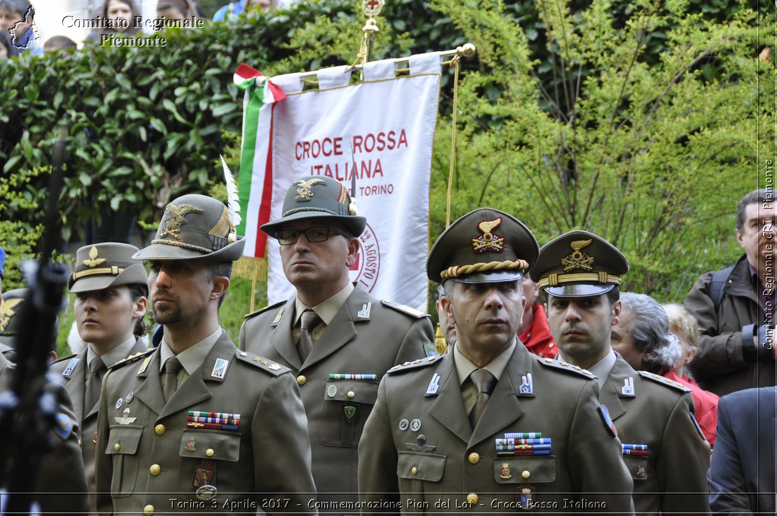 Torino 3 Aprile 2017 - Commemorazione Pian del Lot - Croce Rossa Italiana- Comitato Regionale del Piemonte