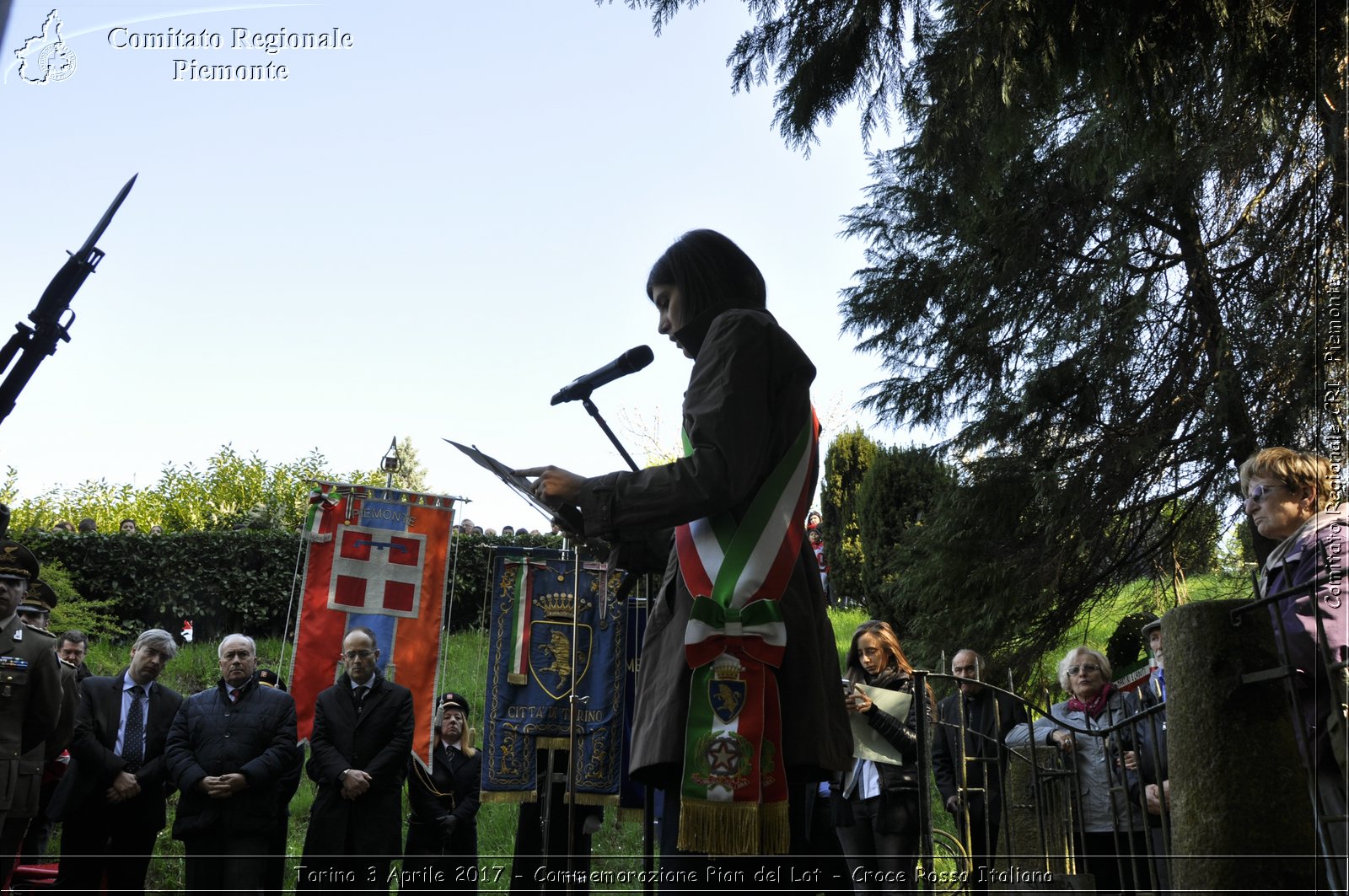 Torino 3 Aprile 2017 - Commemorazione Pian del Lot - Croce Rossa Italiana- Comitato Regionale del Piemonte