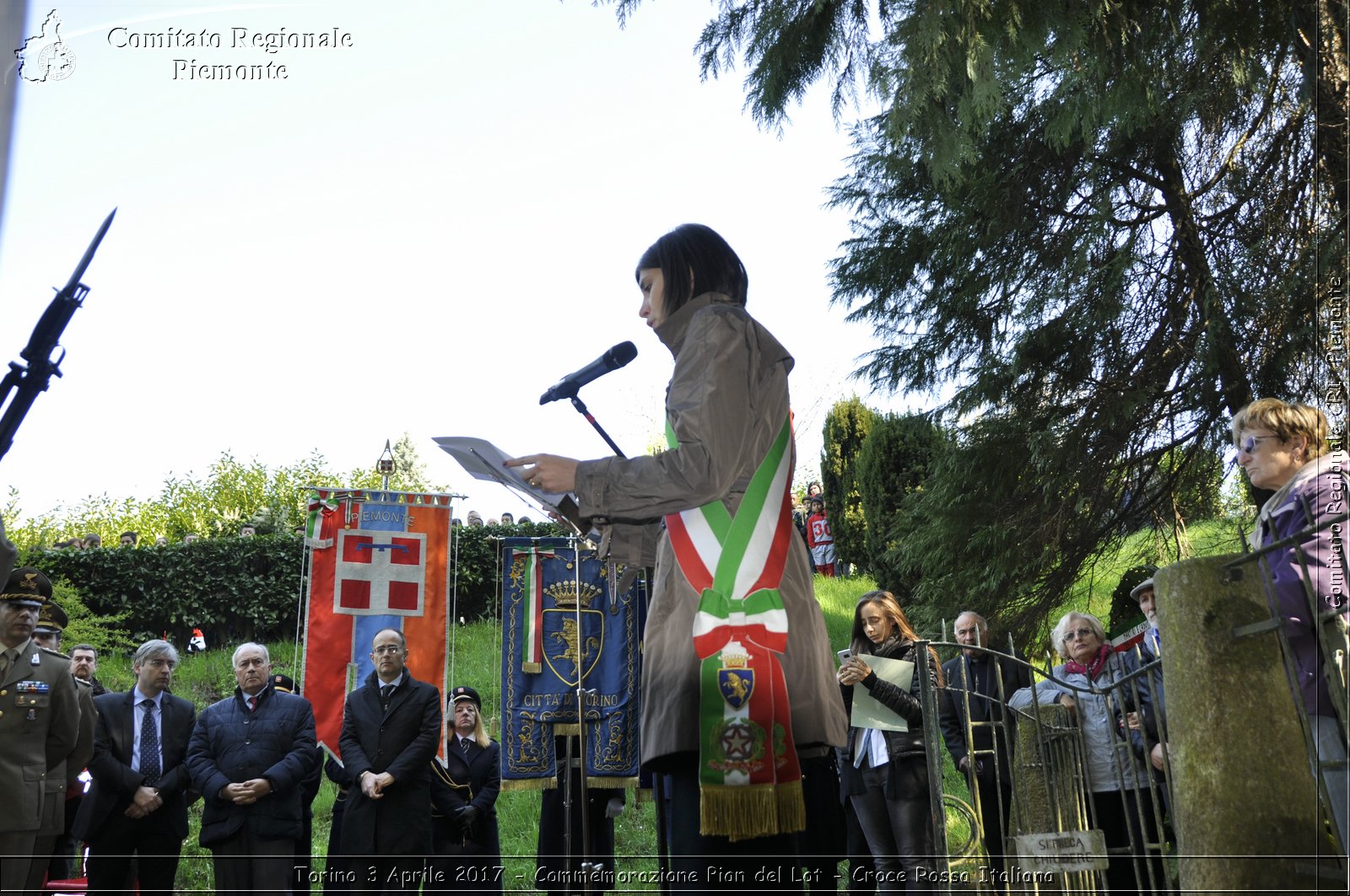 Torino 3 Aprile 2017 - Commemorazione Pian del Lot - Croce Rossa Italiana- Comitato Regionale del Piemonte