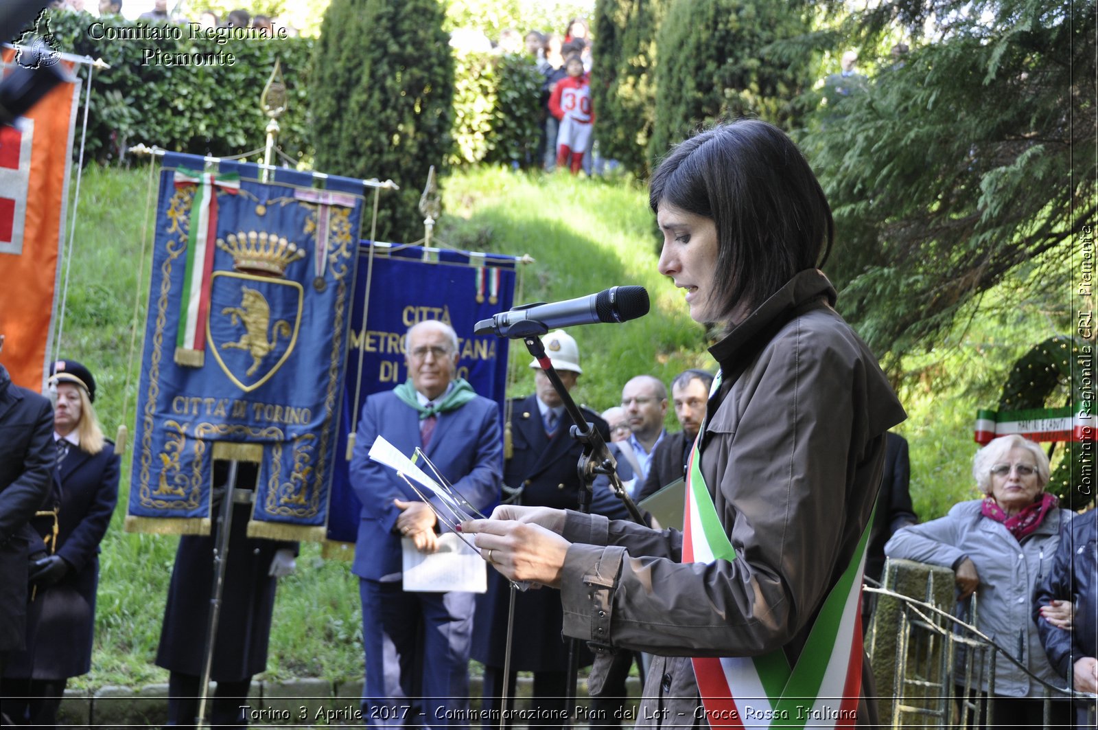 Torino 3 Aprile 2017 - Commemorazione Pian del Lot - Croce Rossa Italiana- Comitato Regionale del Piemonte