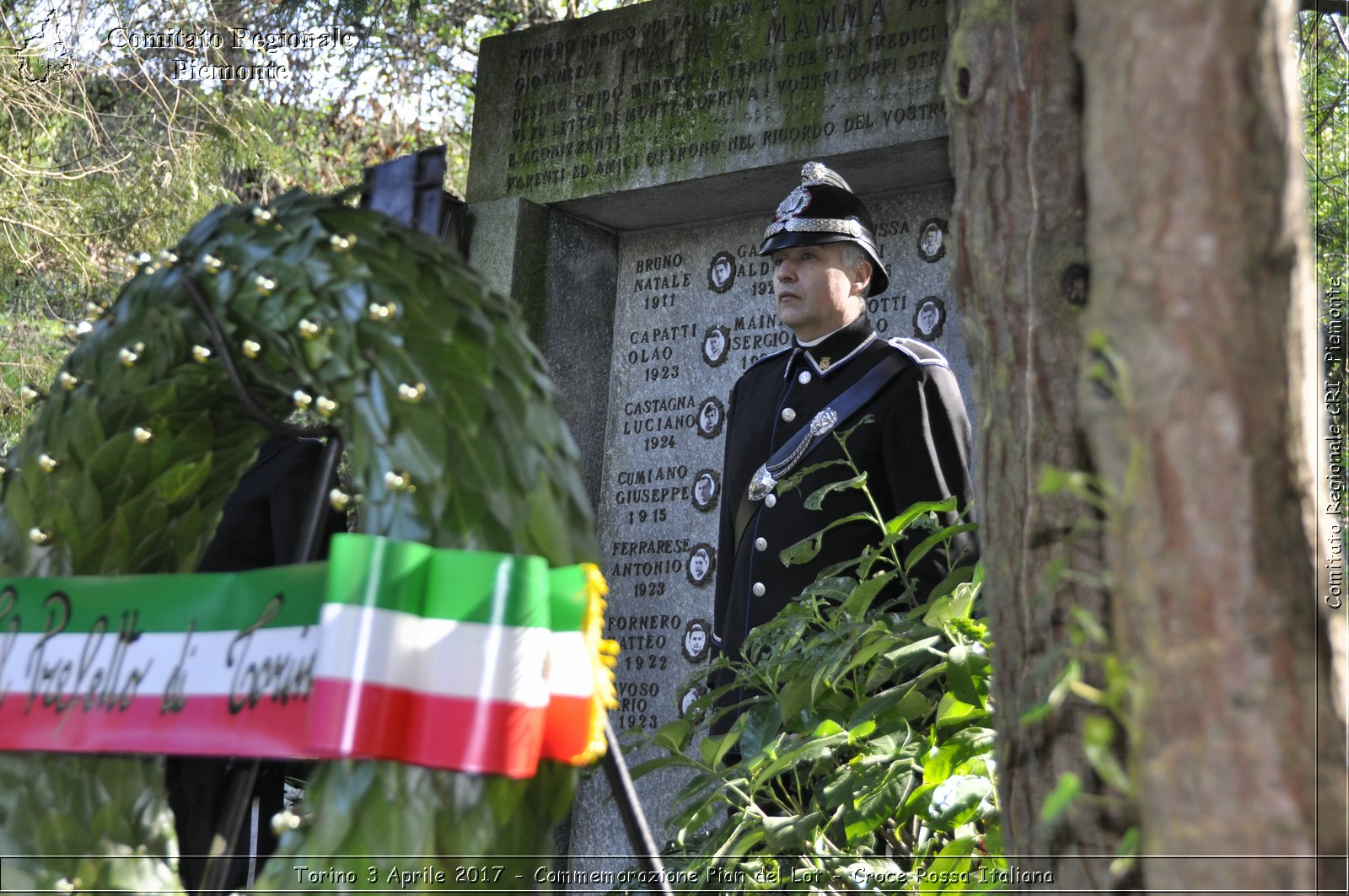 Torino 3 Aprile 2017 - Commemorazione Pian del Lot - Croce Rossa Italiana- Comitato Regionale del Piemonte