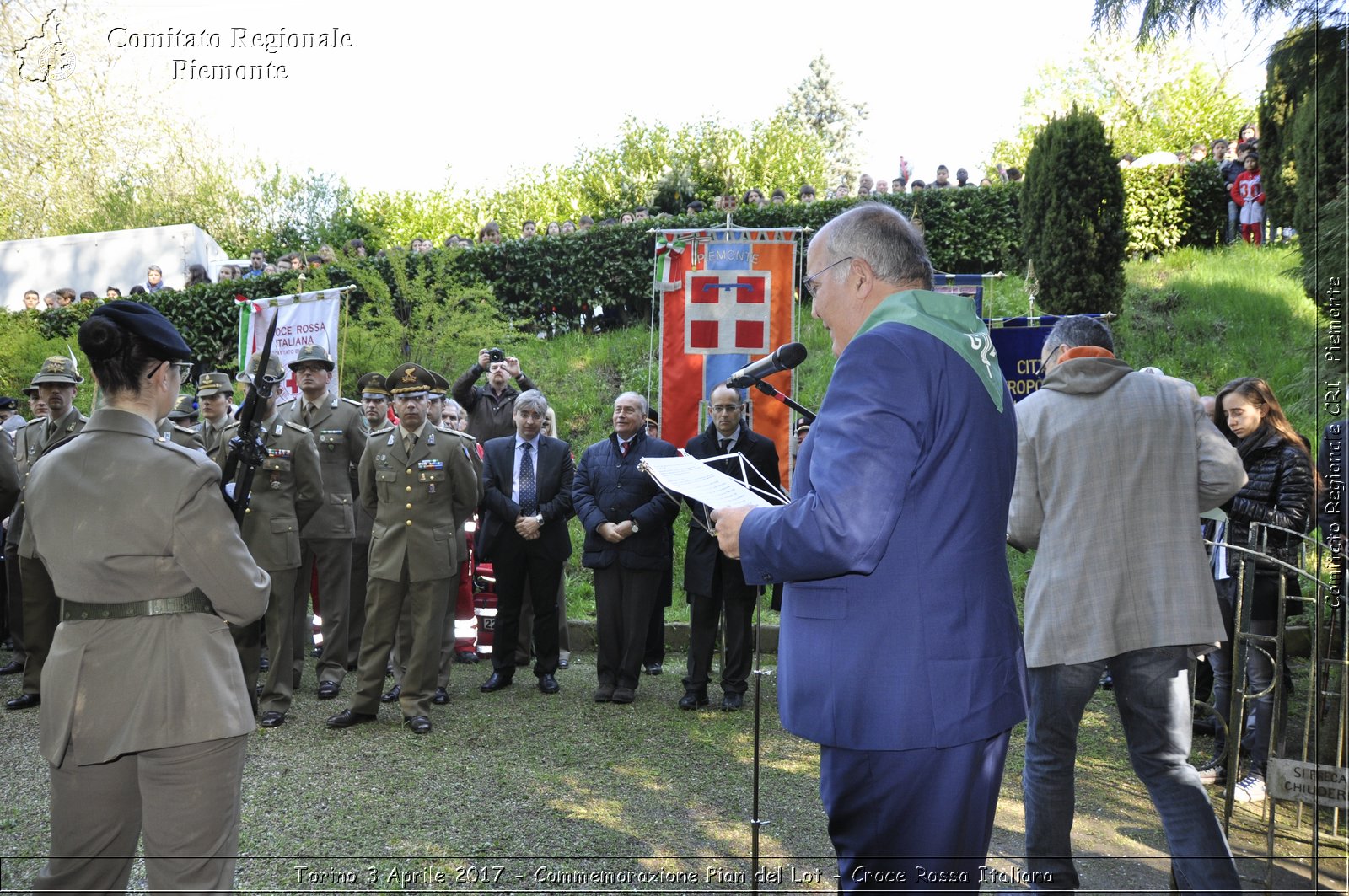 Torino 3 Aprile 2017 - Commemorazione Pian del Lot - Croce Rossa Italiana- Comitato Regionale del Piemonte