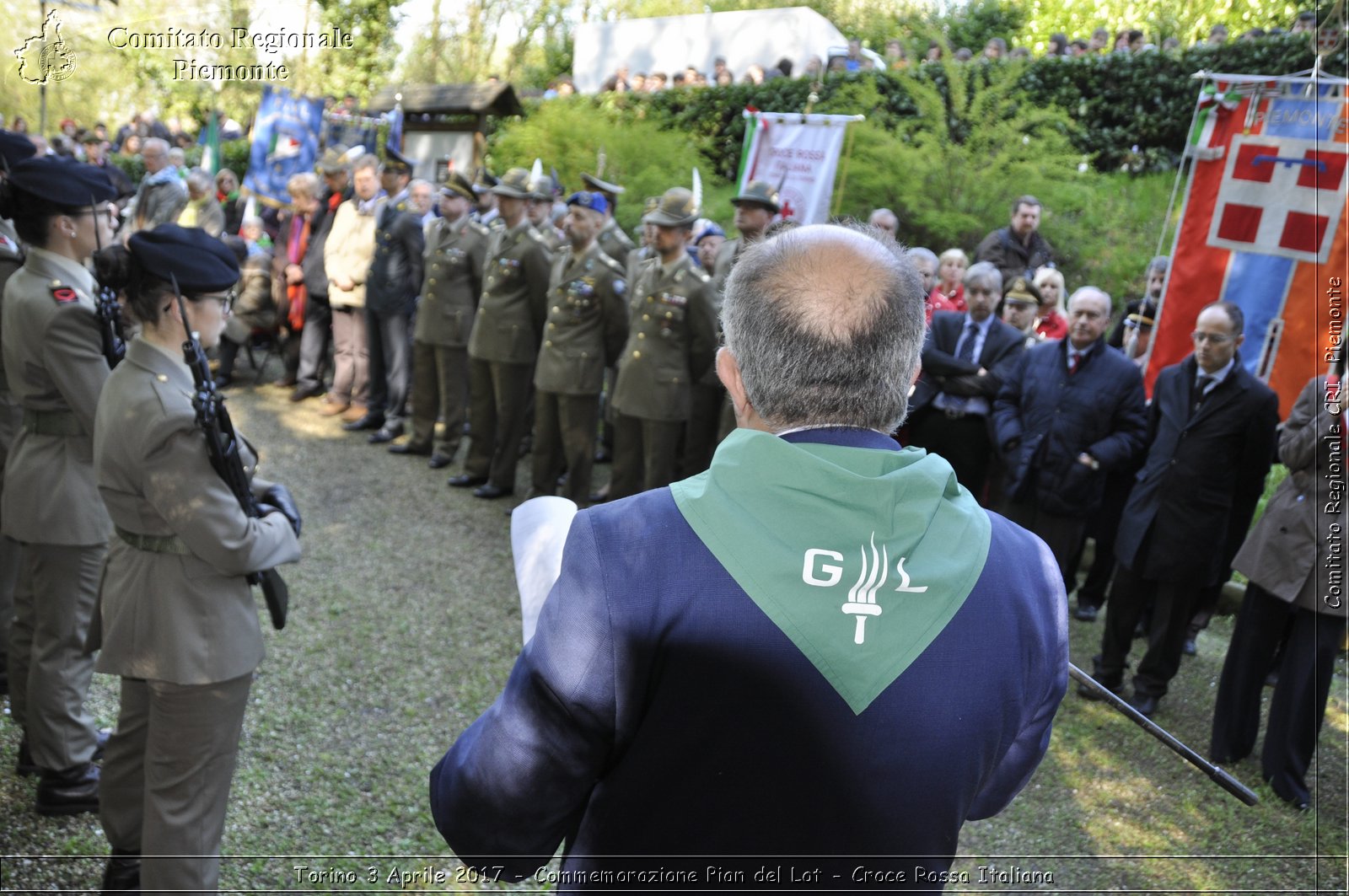 Torino 3 Aprile 2017 - Commemorazione Pian del Lot - Croce Rossa Italiana- Comitato Regionale del Piemonte