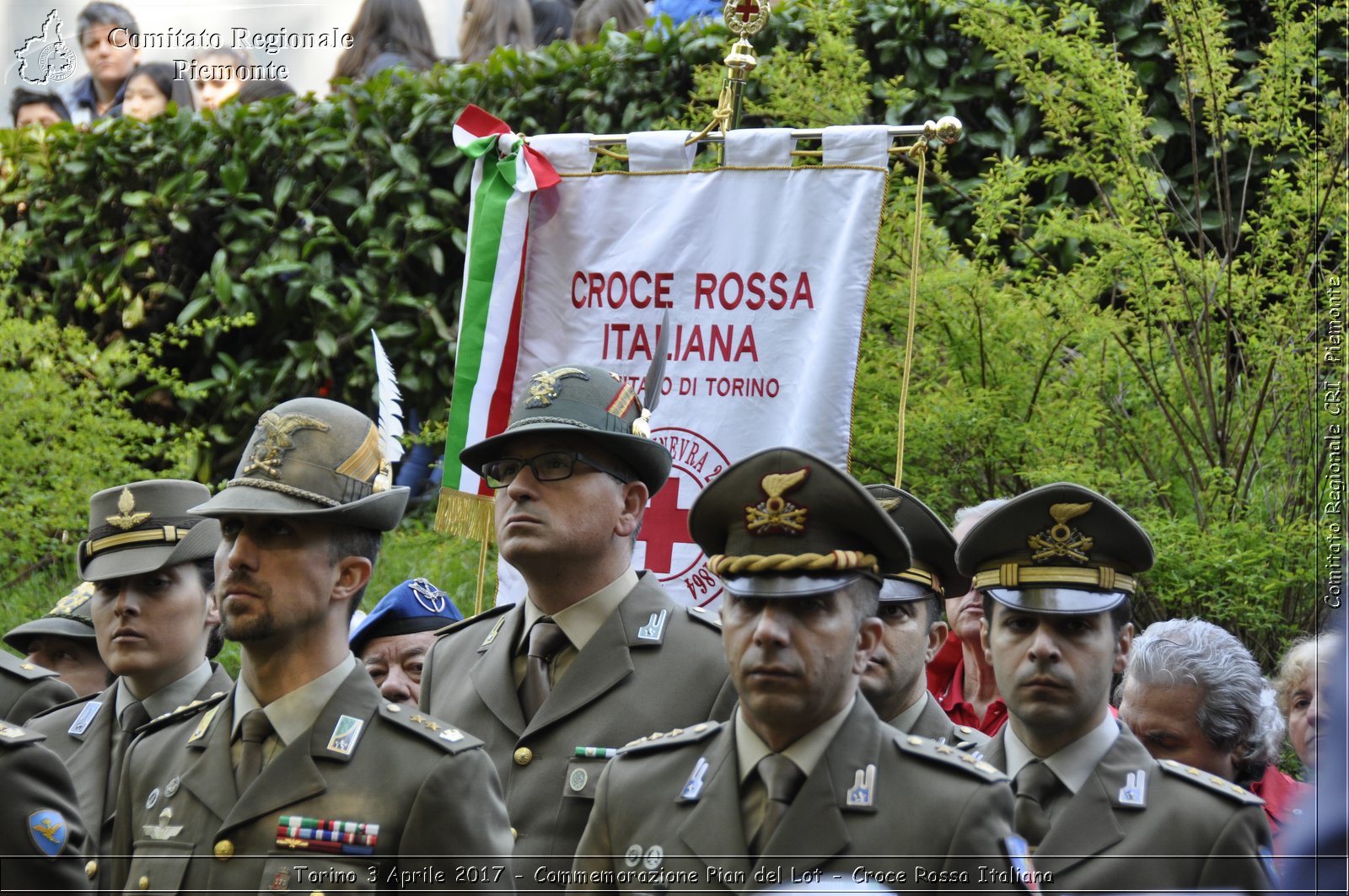 Torino 3 Aprile 2017 - Commemorazione Pian del Lot - Croce Rossa Italiana- Comitato Regionale del Piemonte