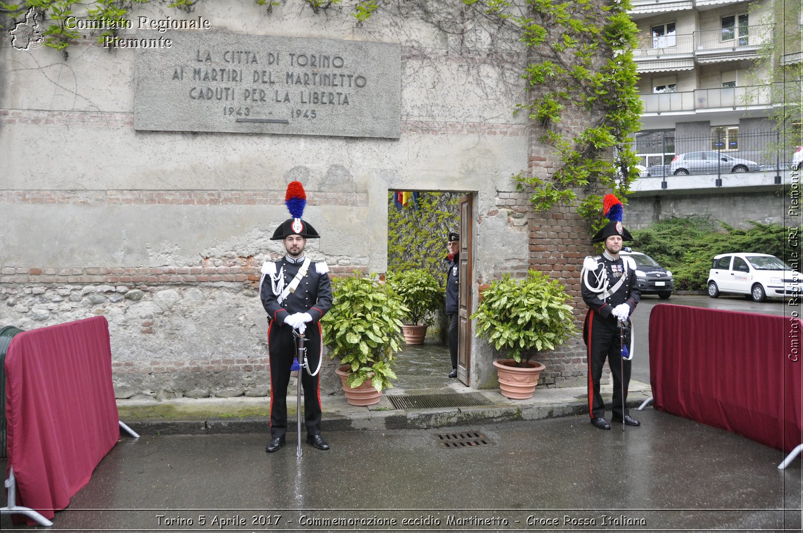 Torino 5 Aprile 2017 - Commemorazione eccidio Martinetto - Croce Rossa Italiana- Comitato Regionale del Piemonte