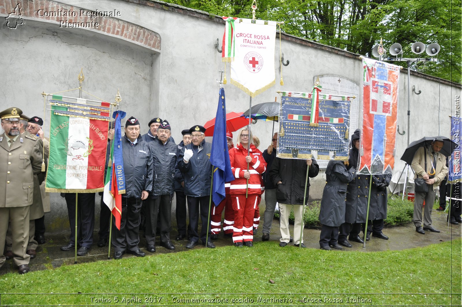 Torino 5 Aprile 2017 - Commemorazione eccidio Martinetto - Croce Rossa Italiana- Comitato Regionale del Piemonte