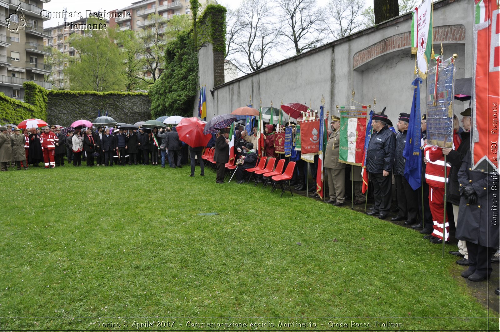 Torino 5 Aprile 2017 - Commemorazione eccidio Martinetto - Croce Rossa Italiana- Comitato Regionale del Piemonte