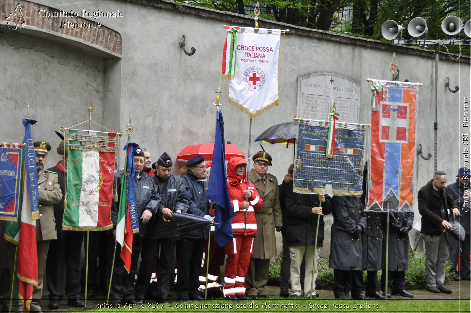 Torino 5 Aprile 2017 - Commemorazione eccidio Martinetto - Croce Rossa Italiana- Comitato Regionale del Piemonte