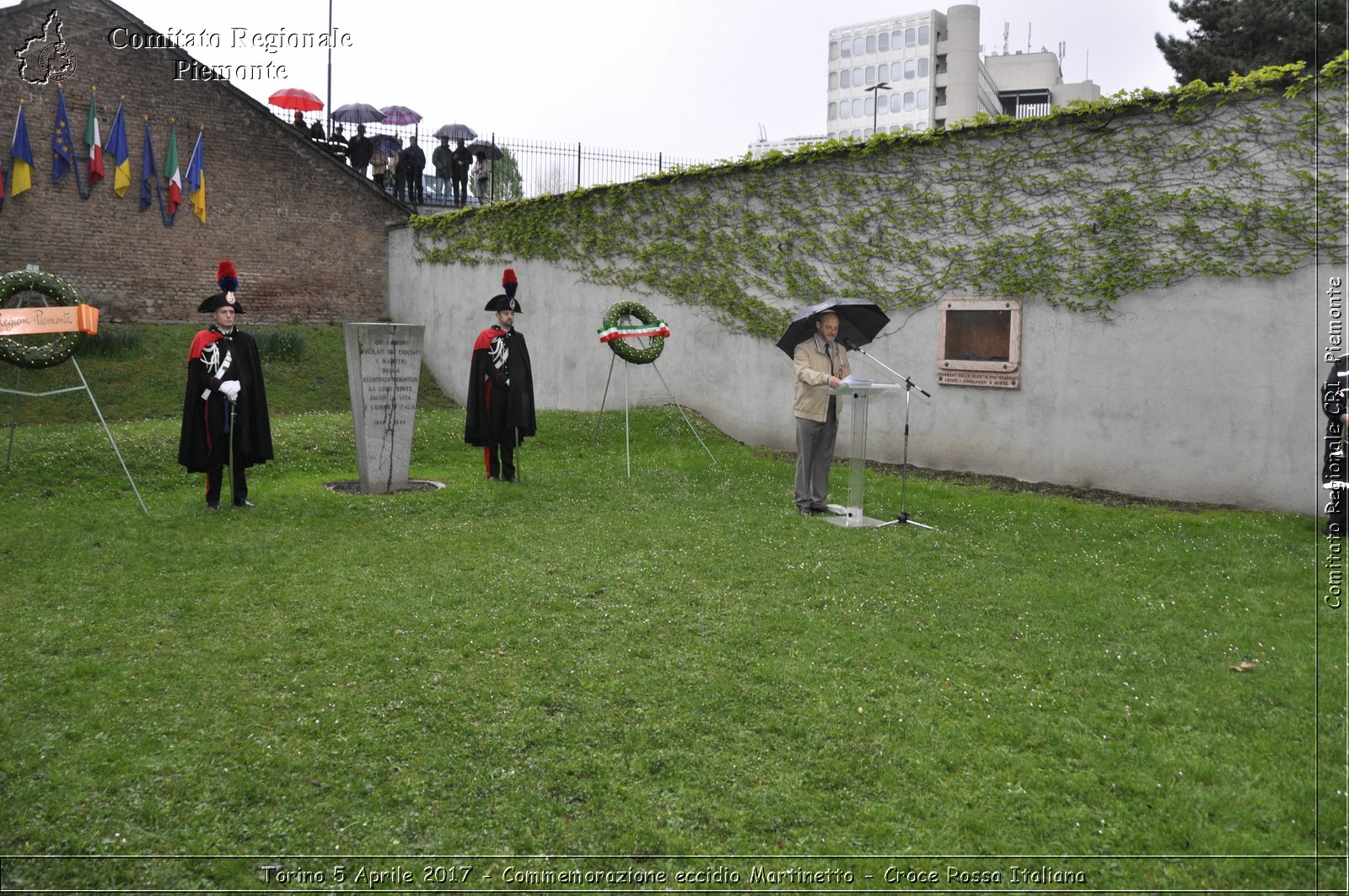 Torino 5 Aprile 2017 - Commemorazione eccidio Martinetto - Croce Rossa Italiana- Comitato Regionale del Piemonte