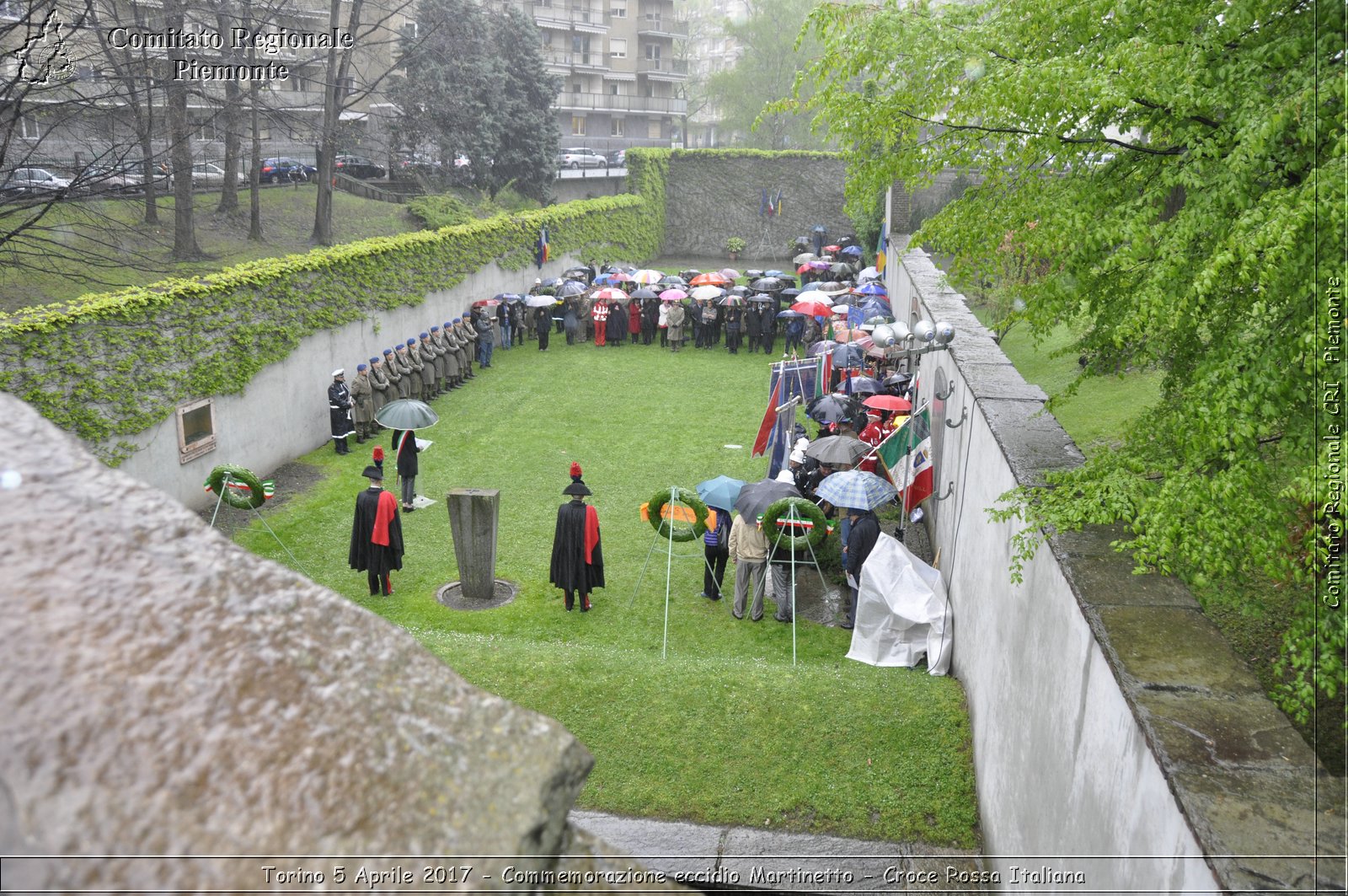 Torino 5 Aprile 2017 - Commemorazione eccidio Martinetto - Croce Rossa Italiana- Comitato Regionale del Piemonte