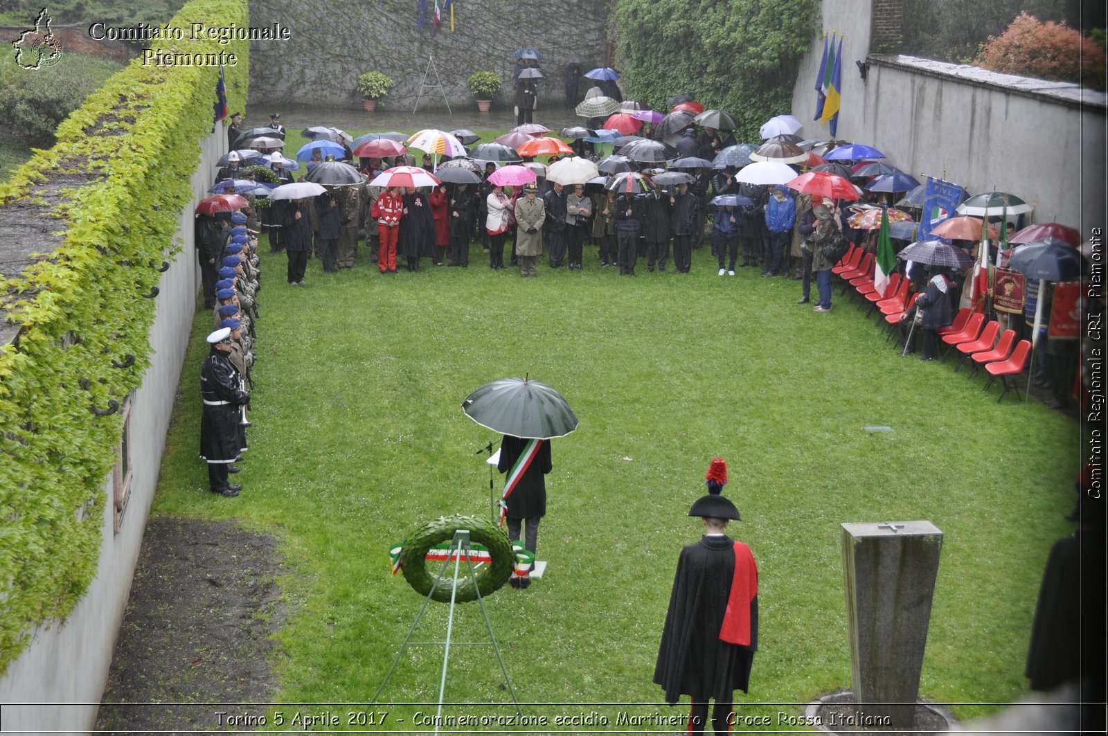 Torino 5 Aprile 2017 - Commemorazione eccidio Martinetto - Croce Rossa Italiana- Comitato Regionale del Piemonte