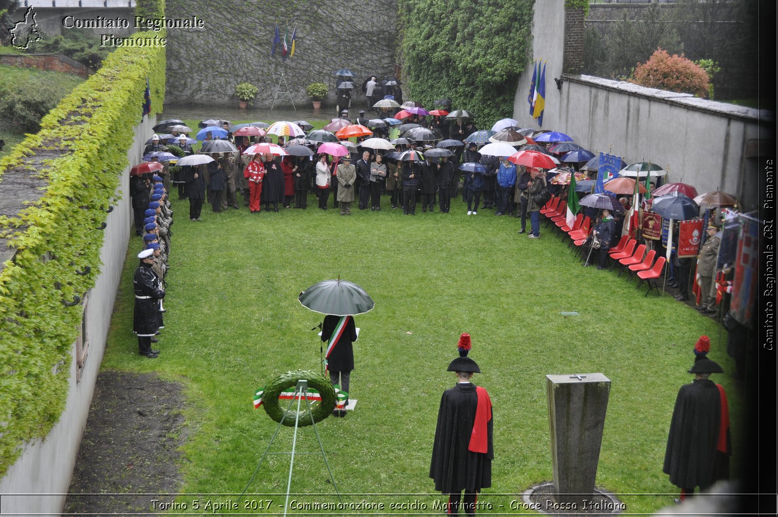 Torino 5 Aprile 2017 - Commemorazione eccidio Martinetto - Croce Rossa Italiana- Comitato Regionale del Piemonte