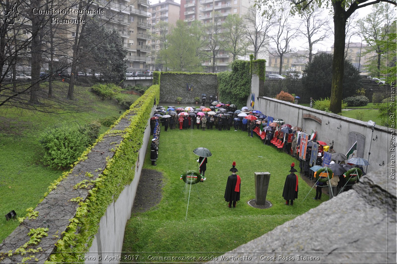 Torino 5 Aprile 2017 - Commemorazione eccidio Martinetto - Croce Rossa Italiana- Comitato Regionale del Piemonte