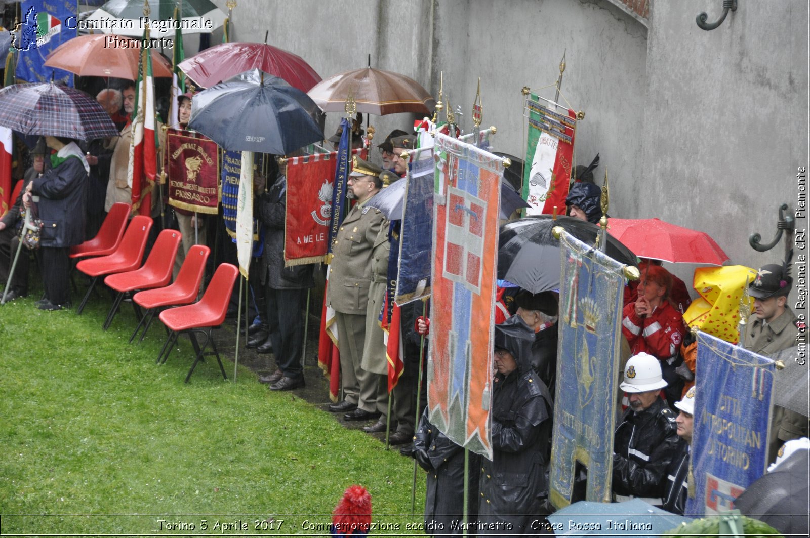 Torino 5 Aprile 2017 - Commemorazione eccidio Martinetto - Croce Rossa Italiana- Comitato Regionale del Piemonte