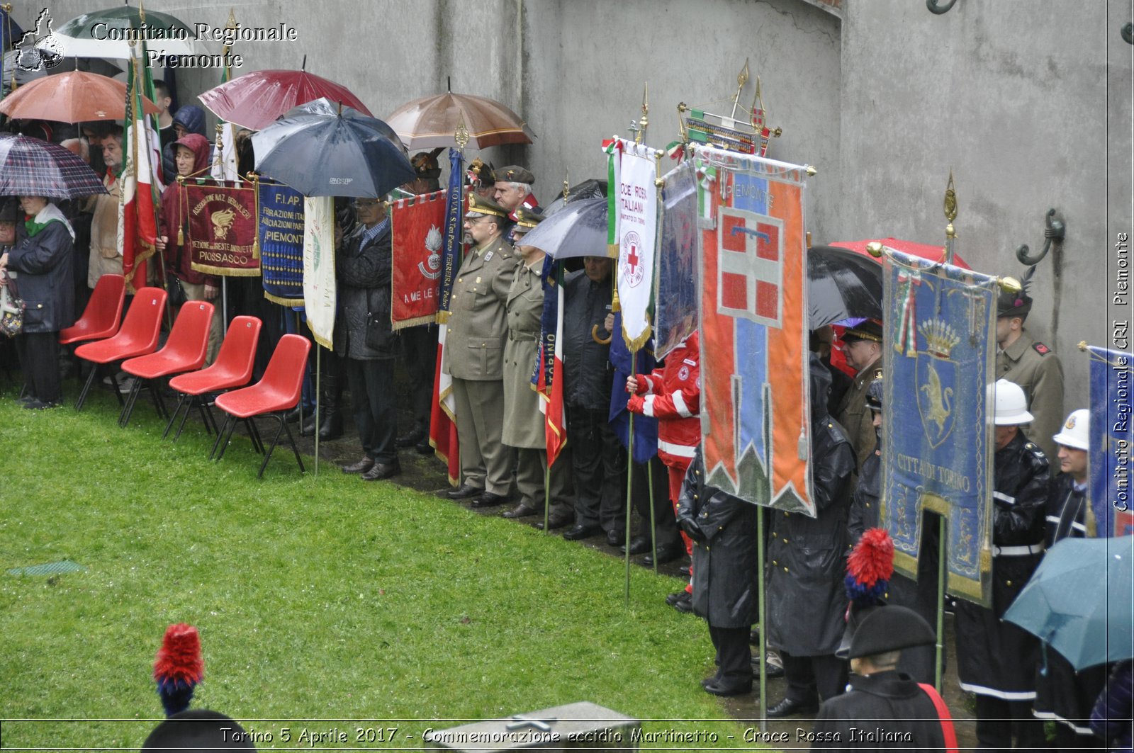 Torino 5 Aprile 2017 - Commemorazione eccidio Martinetto - Croce Rossa Italiana- Comitato Regionale del Piemonte