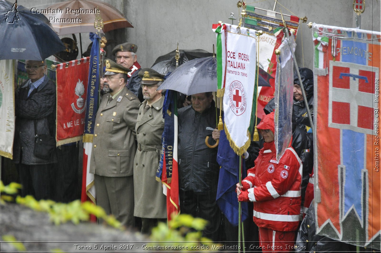 Torino 5 Aprile 2017 - Commemorazione eccidio Martinetto - Croce Rossa Italiana- Comitato Regionale del Piemonte