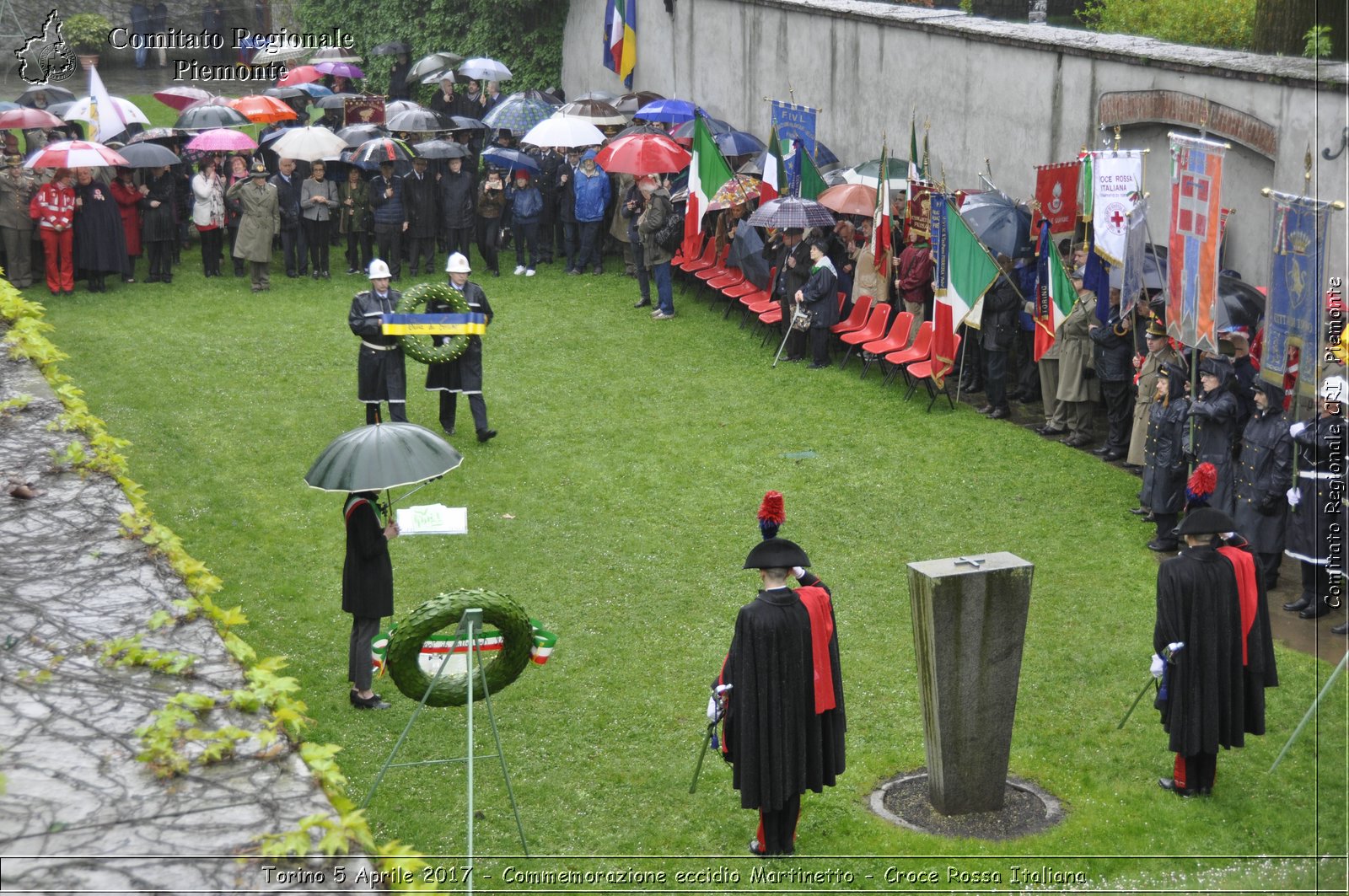 Torino 5 Aprile 2017 - Commemorazione eccidio Martinetto - Croce Rossa Italiana- Comitato Regionale del Piemonte