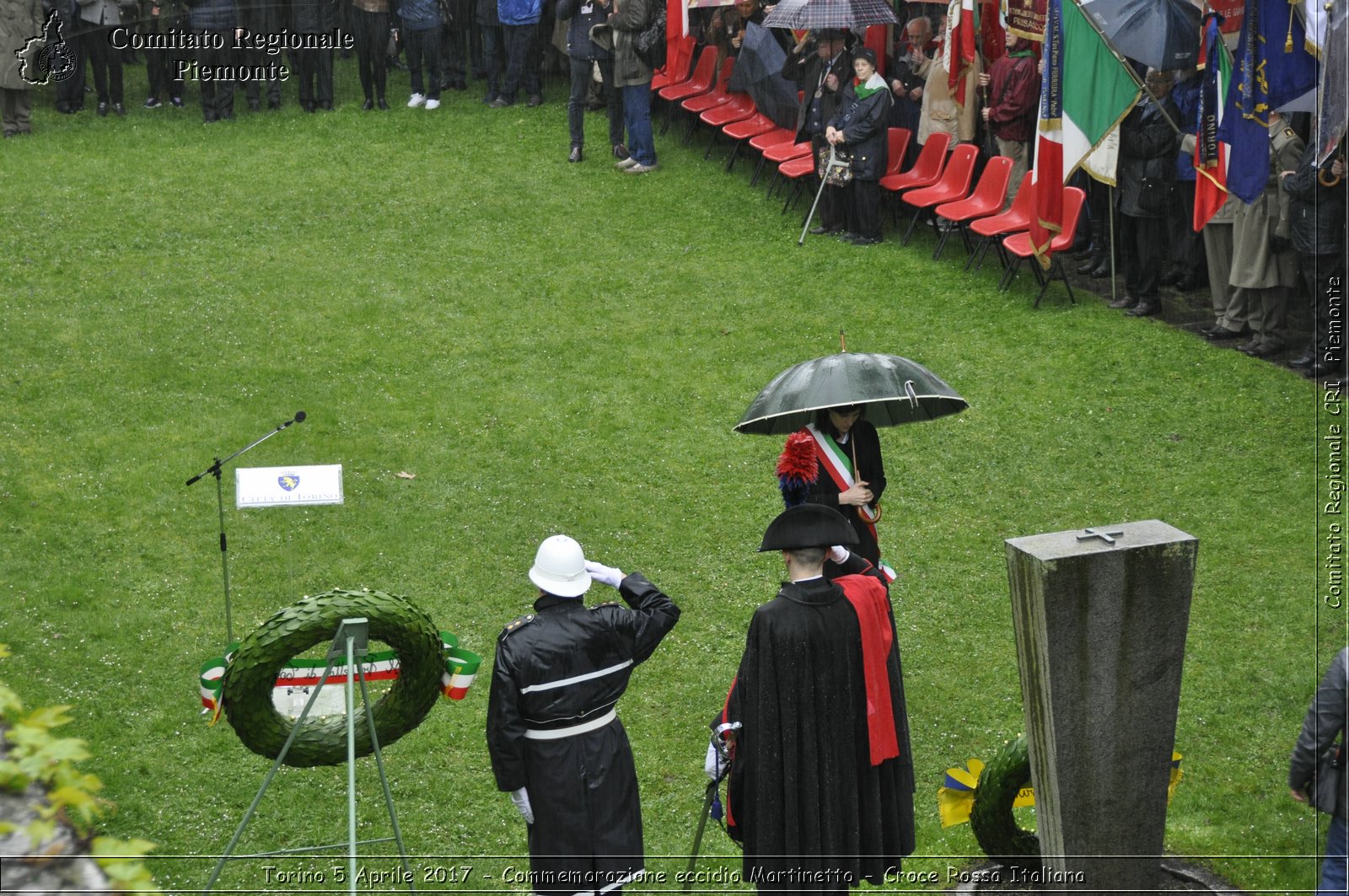 Torino 5 Aprile 2017 - Commemorazione eccidio Martinetto - Croce Rossa Italiana- Comitato Regionale del Piemonte