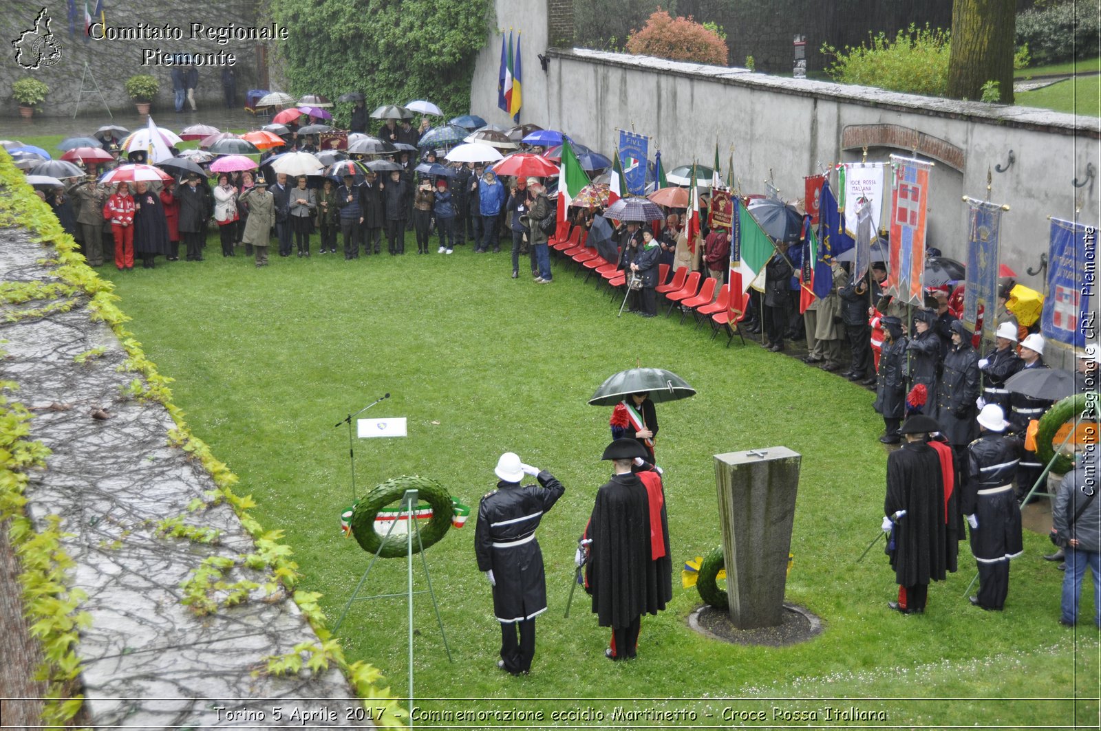 Torino 5 Aprile 2017 - Commemorazione eccidio Martinetto - Croce Rossa Italiana- Comitato Regionale del Piemonte