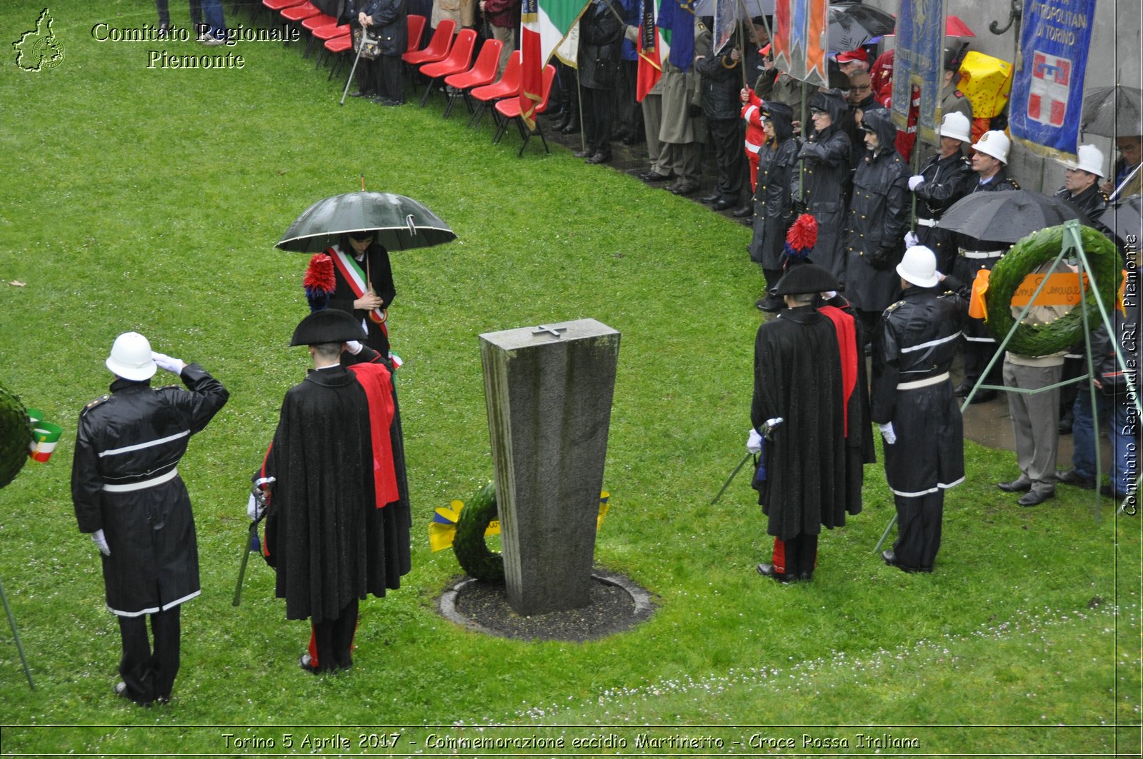 Torino 5 Aprile 2017 - Commemorazione eccidio Martinetto - Croce Rossa Italiana- Comitato Regionale del Piemonte