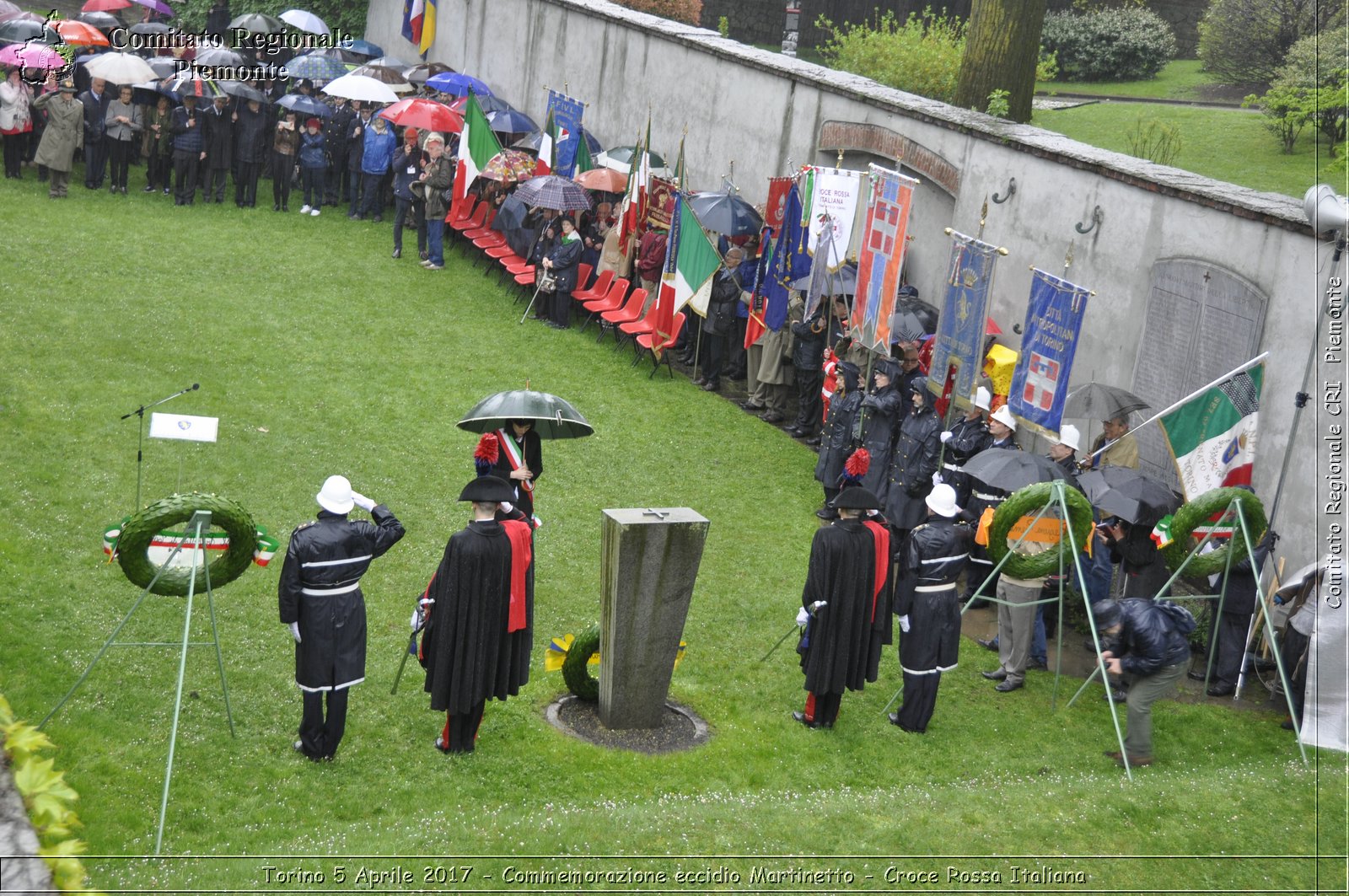 Torino 5 Aprile 2017 - Commemorazione eccidio Martinetto - Croce Rossa Italiana- Comitato Regionale del Piemonte