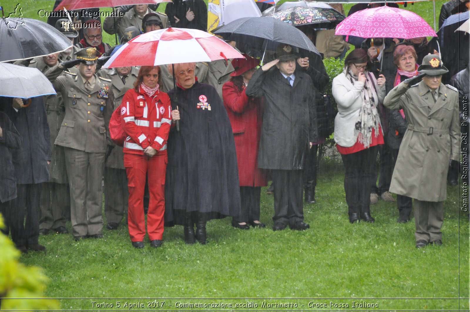 Torino 5 Aprile 2017 - Commemorazione eccidio Martinetto - Croce Rossa Italiana- Comitato Regionale del Piemonte