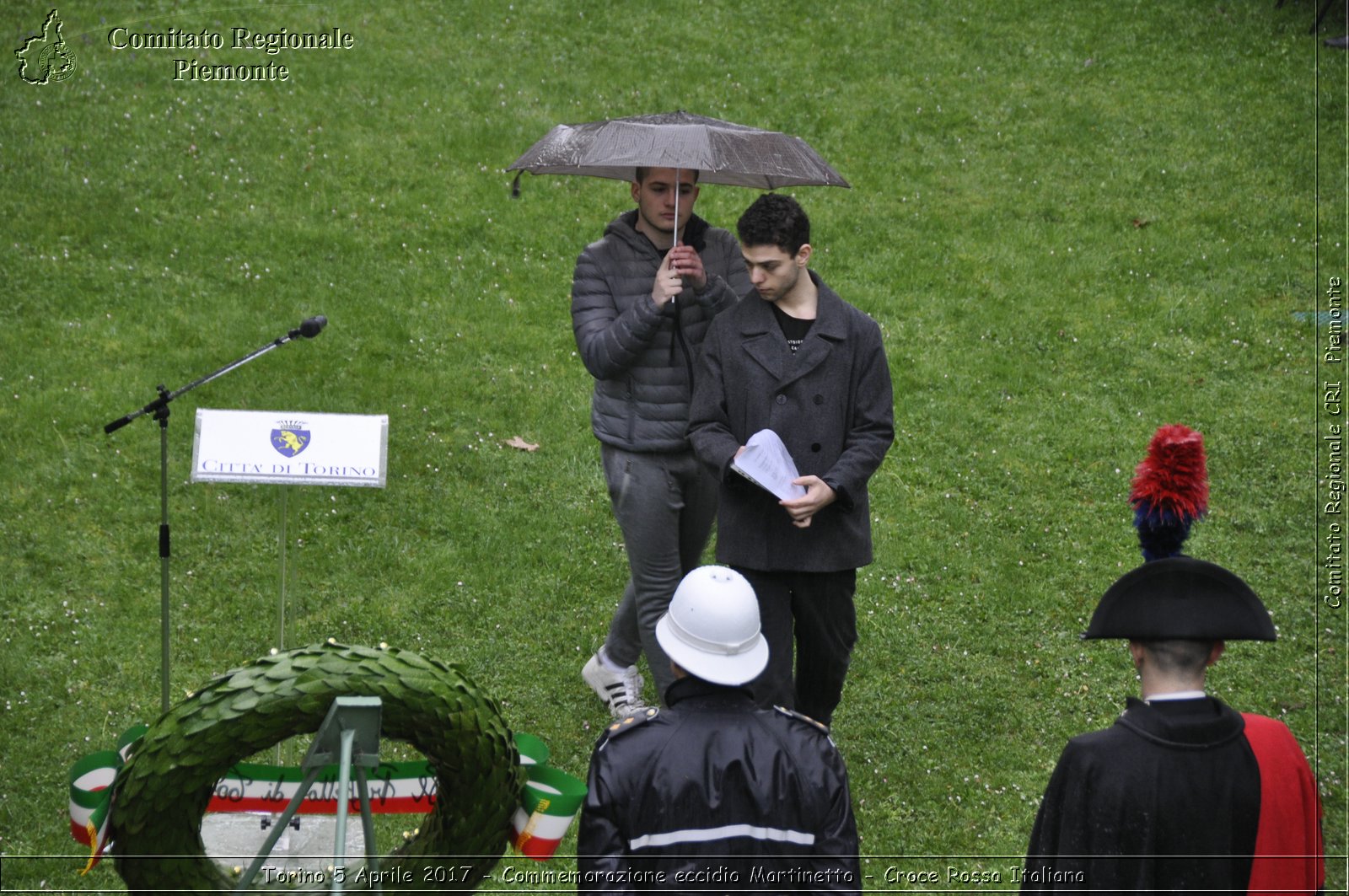 Torino 5 Aprile 2017 - Commemorazione eccidio Martinetto - Croce Rossa Italiana- Comitato Regionale del Piemonte