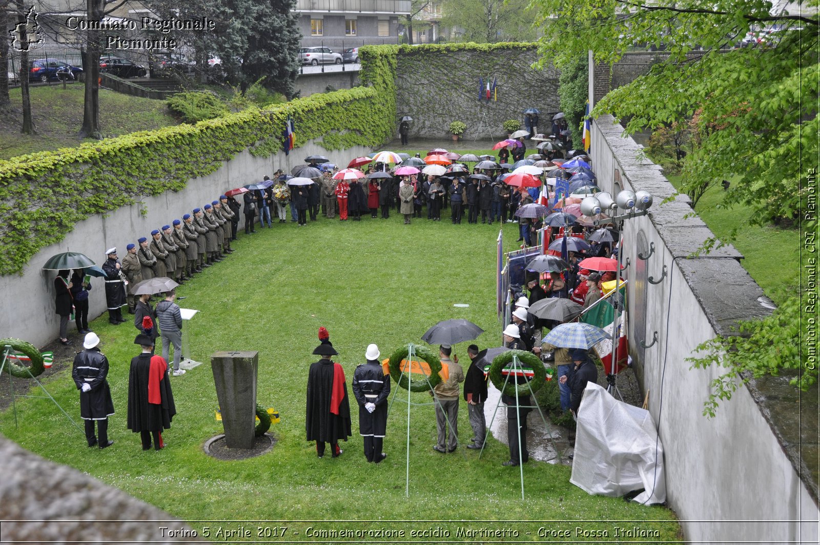 Torino 5 Aprile 2017 - Commemorazione eccidio Martinetto - Croce Rossa Italiana- Comitato Regionale del Piemonte