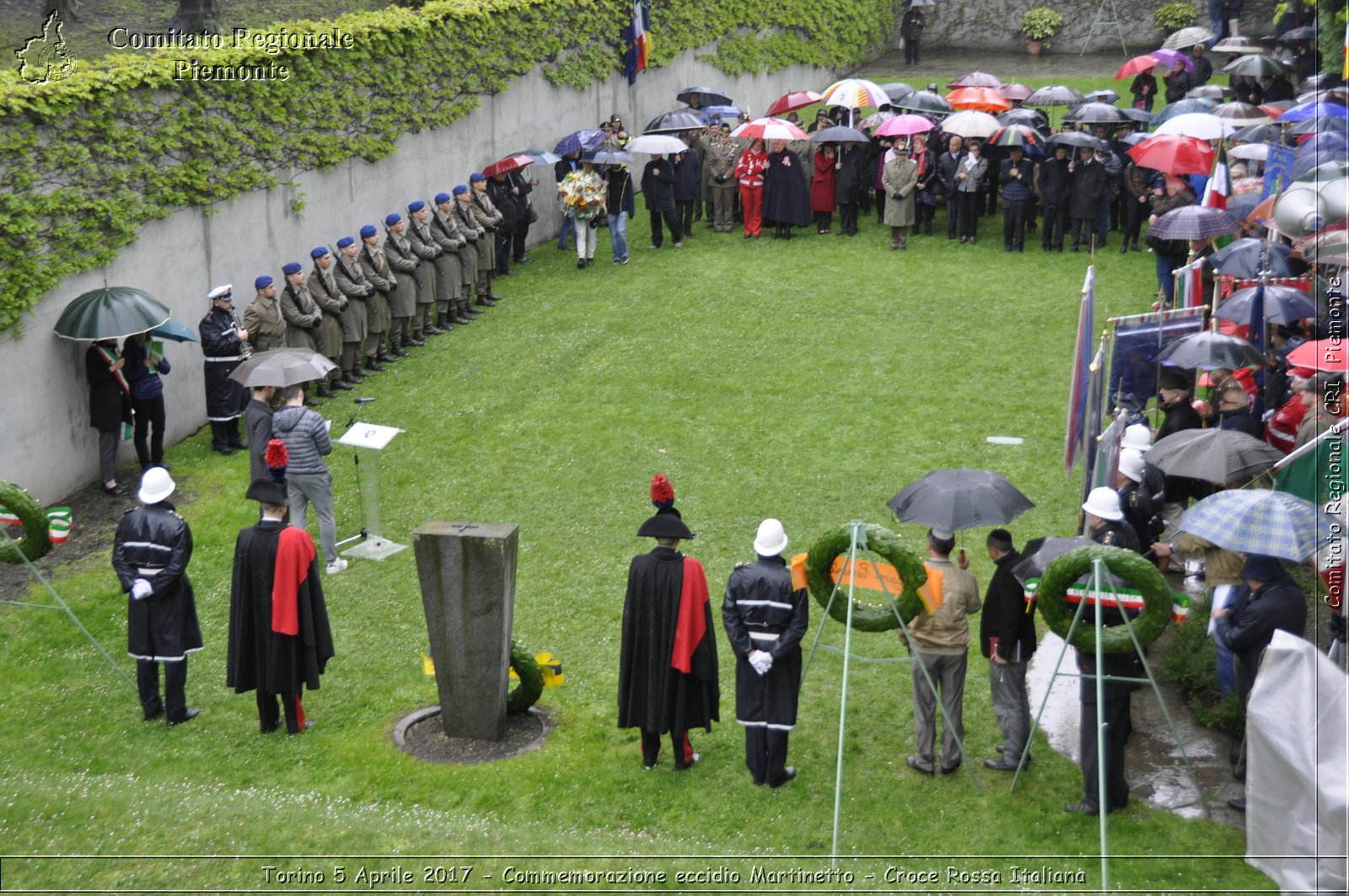 Torino 5 Aprile 2017 - Commemorazione eccidio Martinetto - Croce Rossa Italiana- Comitato Regionale del Piemonte