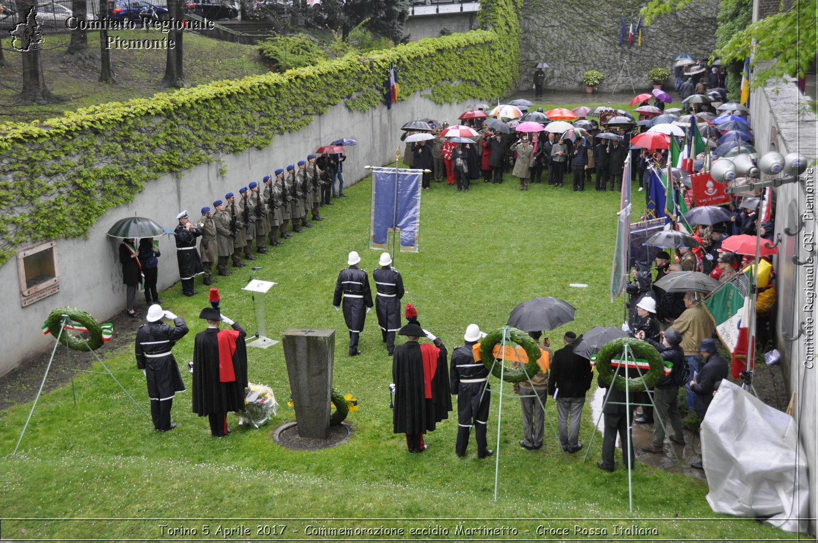 Torino 5 Aprile 2017 - Commemorazione eccidio Martinetto - Croce Rossa Italiana- Comitato Regionale del Piemonte