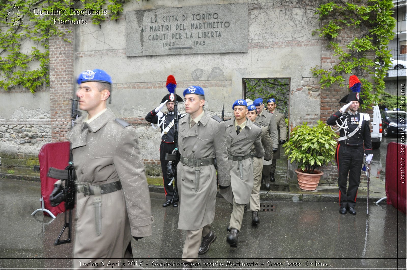 Torino 5 Aprile 2017 - Commemorazione eccidio Martinetto - Croce Rossa Italiana- Comitato Regionale del Piemonte