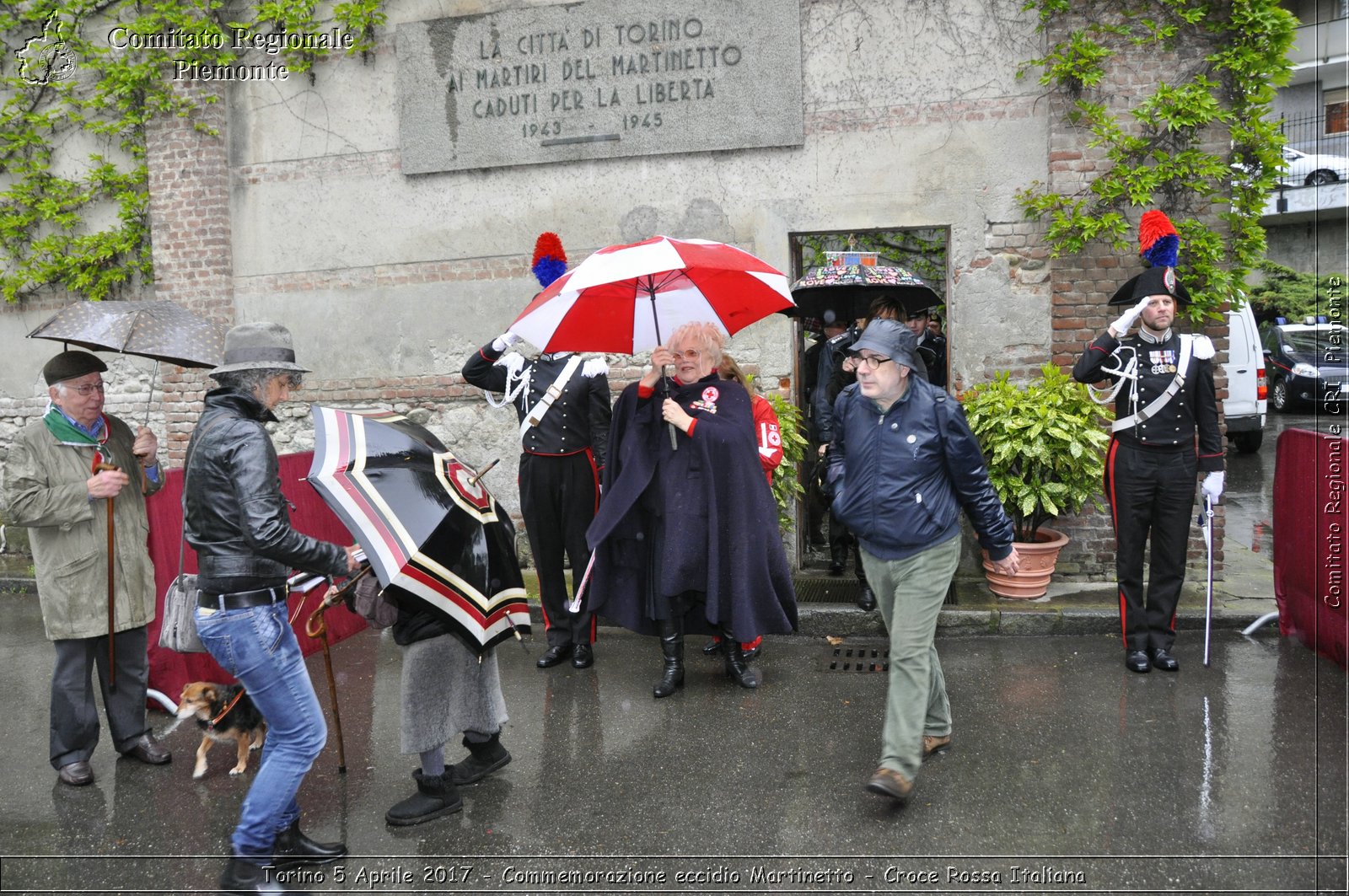 Torino 5 Aprile 2017 - Commemorazione eccidio Martinetto - Croce Rossa Italiana- Comitato Regionale del Piemonte