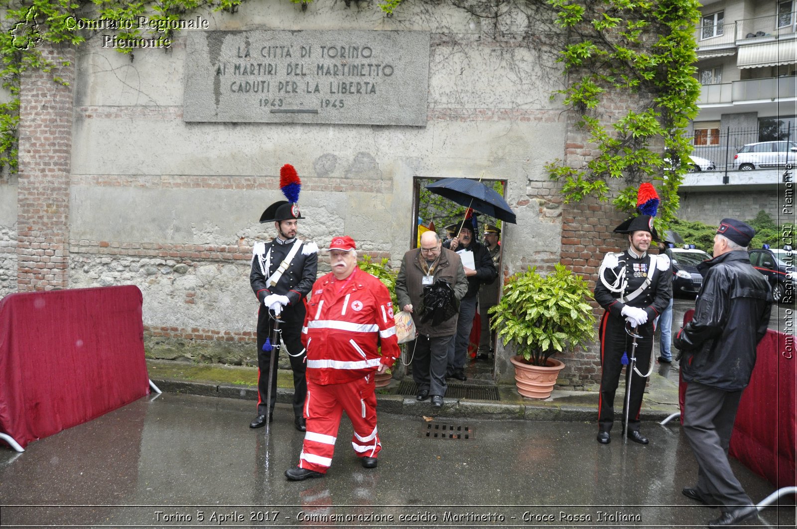 Torino 5 Aprile 2017 - Commemorazione eccidio Martinetto - Croce Rossa Italiana- Comitato Regionale del Piemonte