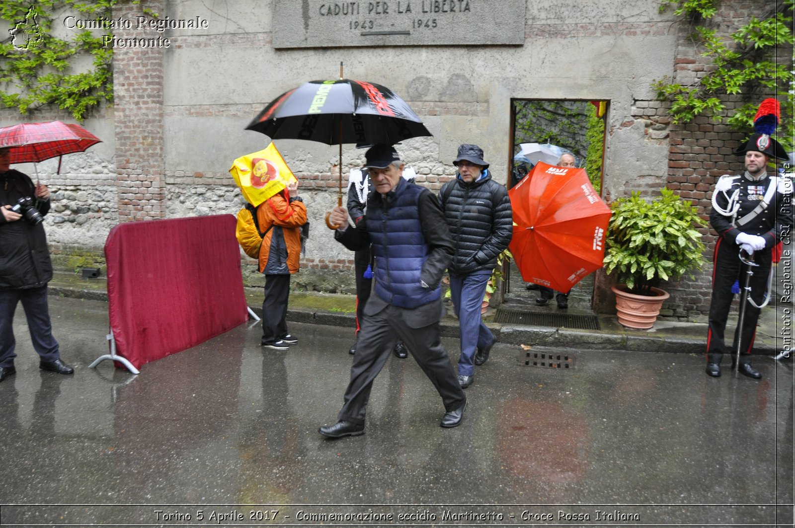 Torino 5 Aprile 2017 - Commemorazione eccidio Martinetto - Croce Rossa Italiana- Comitato Regionale del Piemonte