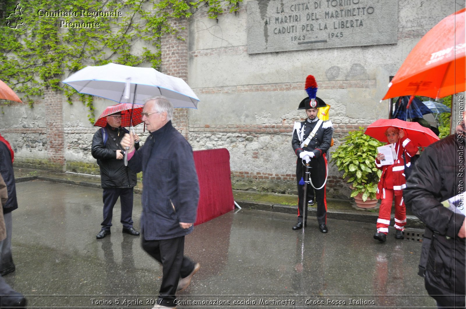 Torino 5 Aprile 2017 - Commemorazione eccidio Martinetto - Croce Rossa Italiana- Comitato Regionale del Piemonte