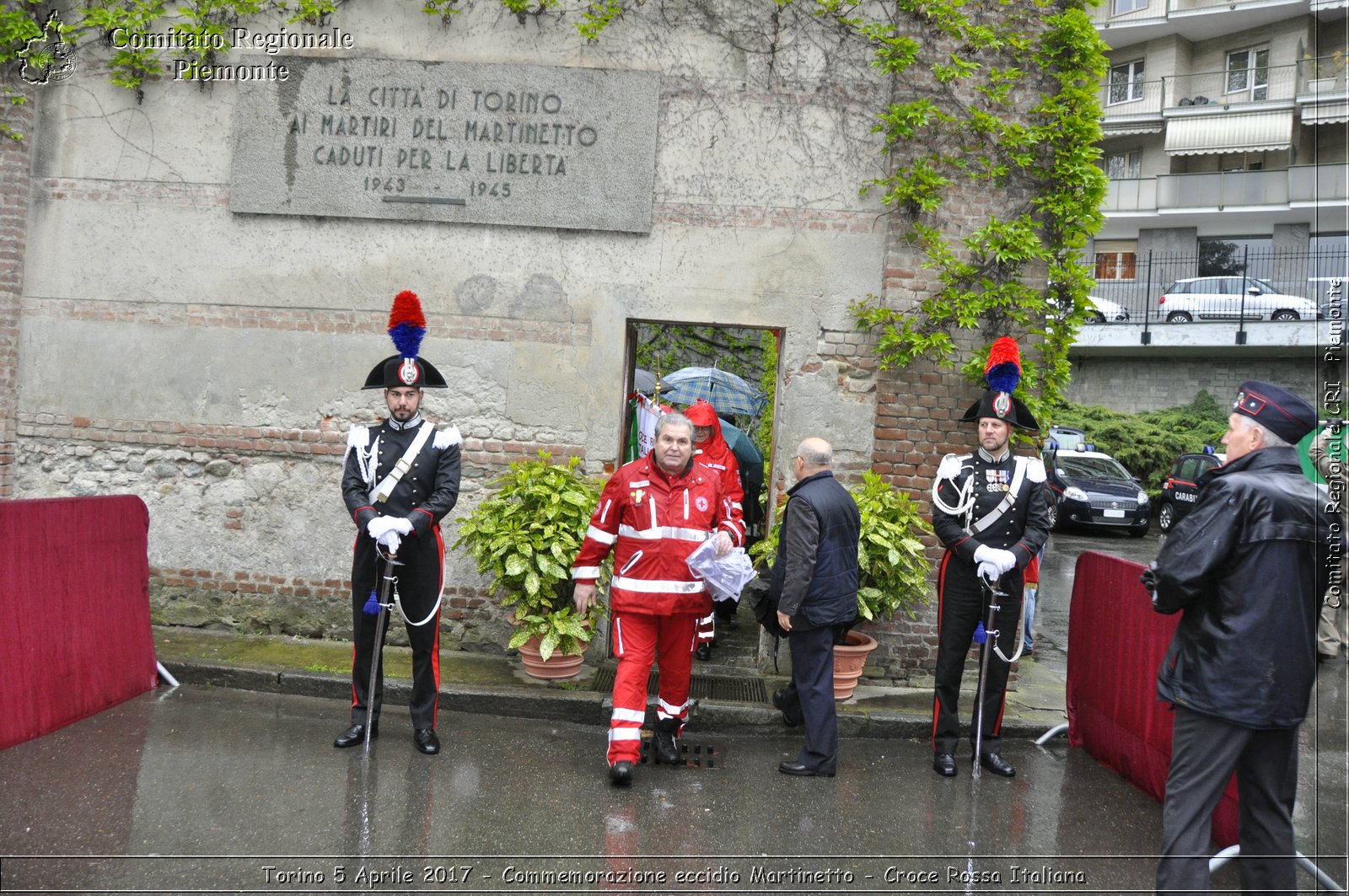 Torino 5 Aprile 2017 - Commemorazione eccidio Martinetto - Croce Rossa Italiana- Comitato Regionale del Piemonte