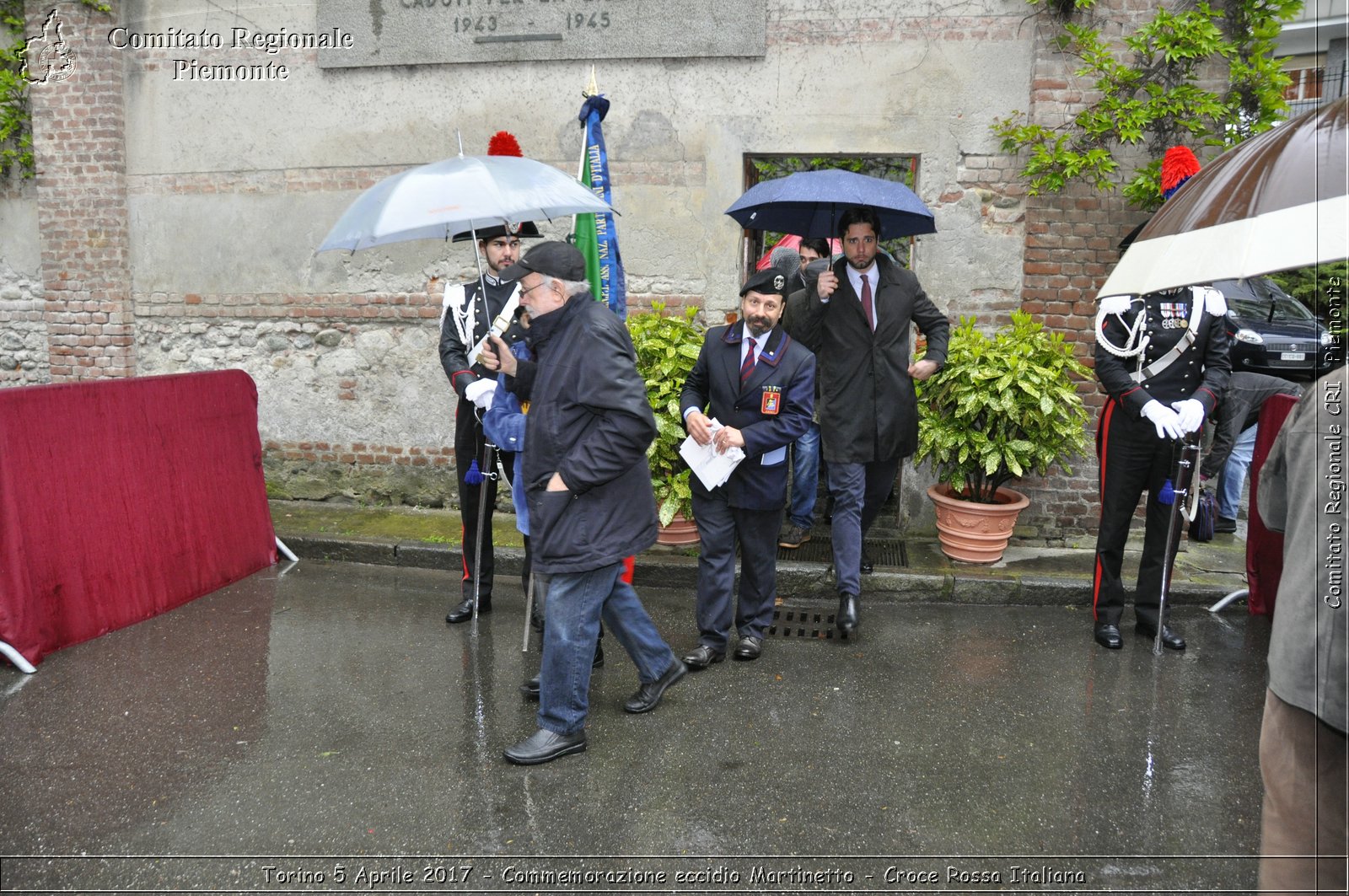 Torino 5 Aprile 2017 - Commemorazione eccidio Martinetto - Croce Rossa Italiana- Comitato Regionale del Piemonte