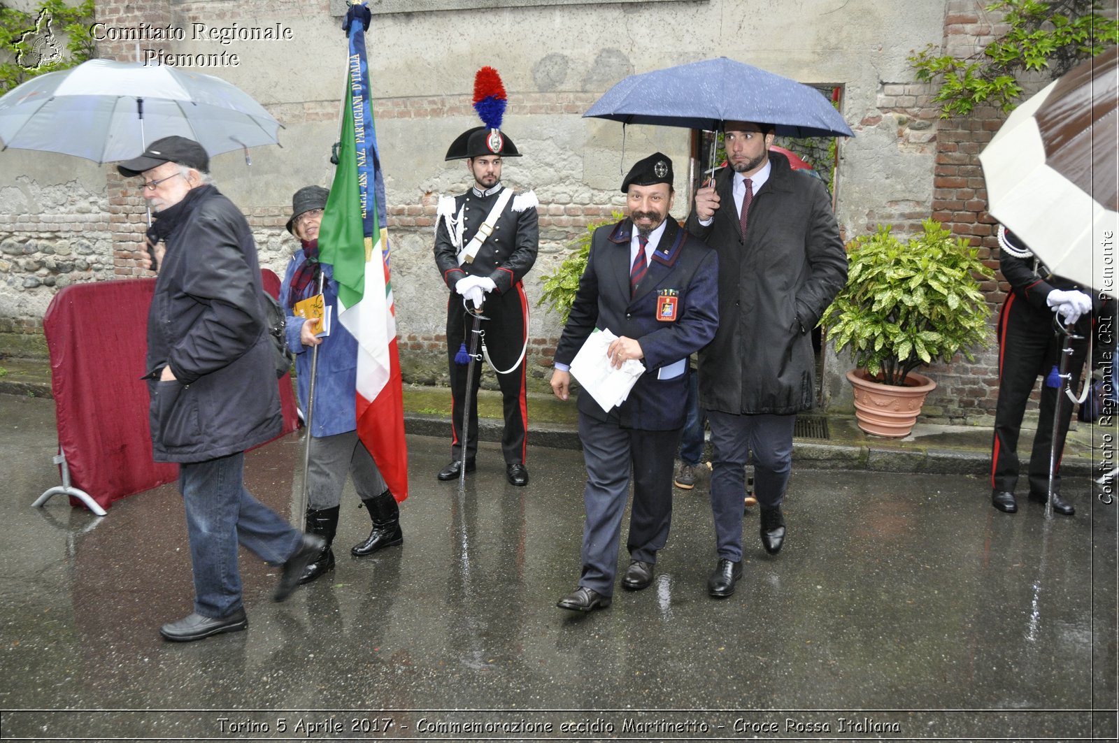 Torino 5 Aprile 2017 - Commemorazione eccidio Martinetto - Croce Rossa Italiana- Comitato Regionale del Piemonte