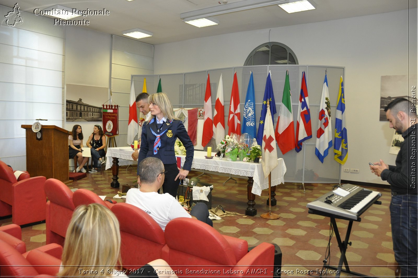 Torino 4 Giugno 2017 - Cerimonia Benedizione Labaro AMCRI - Croce Rossa Italiana- Comitato Regionale del Piemonte