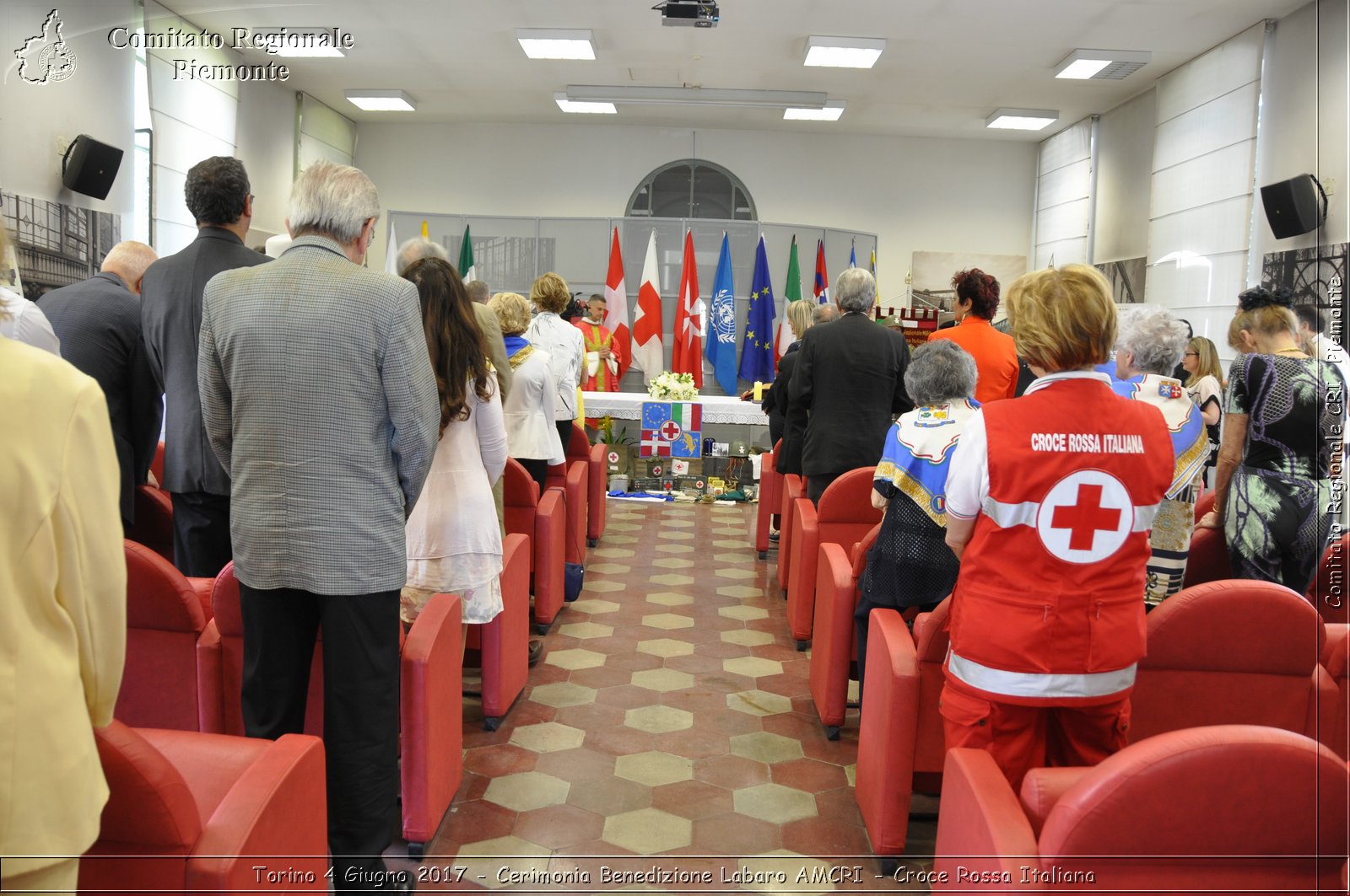 Torino 4 Giugno 2017 - Cerimonia Benedizione Labaro AMCRI - Croce Rossa Italiana- Comitato Regionale del Piemonte