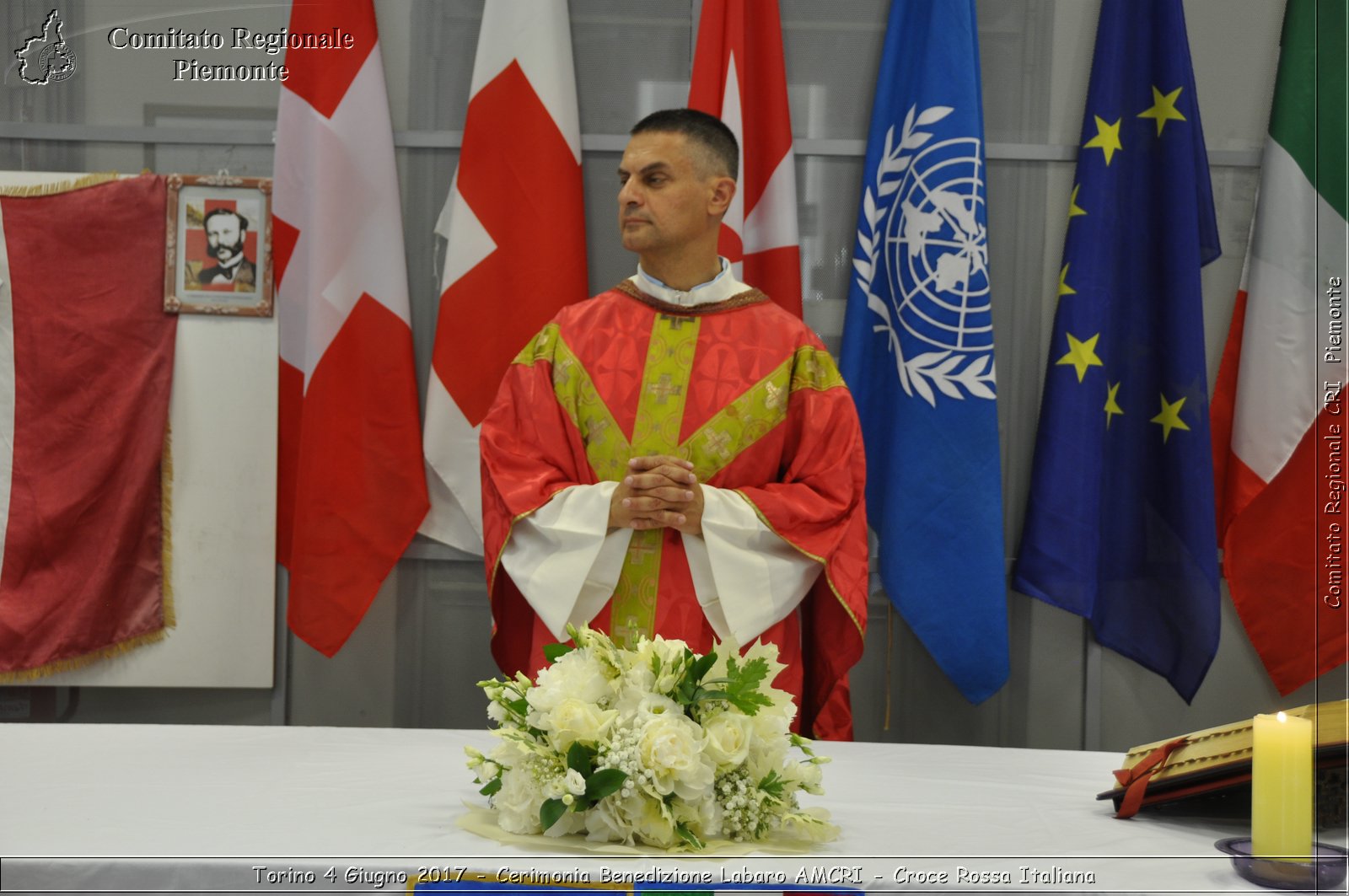 Torino 4 Giugno 2017 - Cerimonia Benedizione Labaro AMCRI - Croce Rossa Italiana- Comitato Regionale del Piemonte